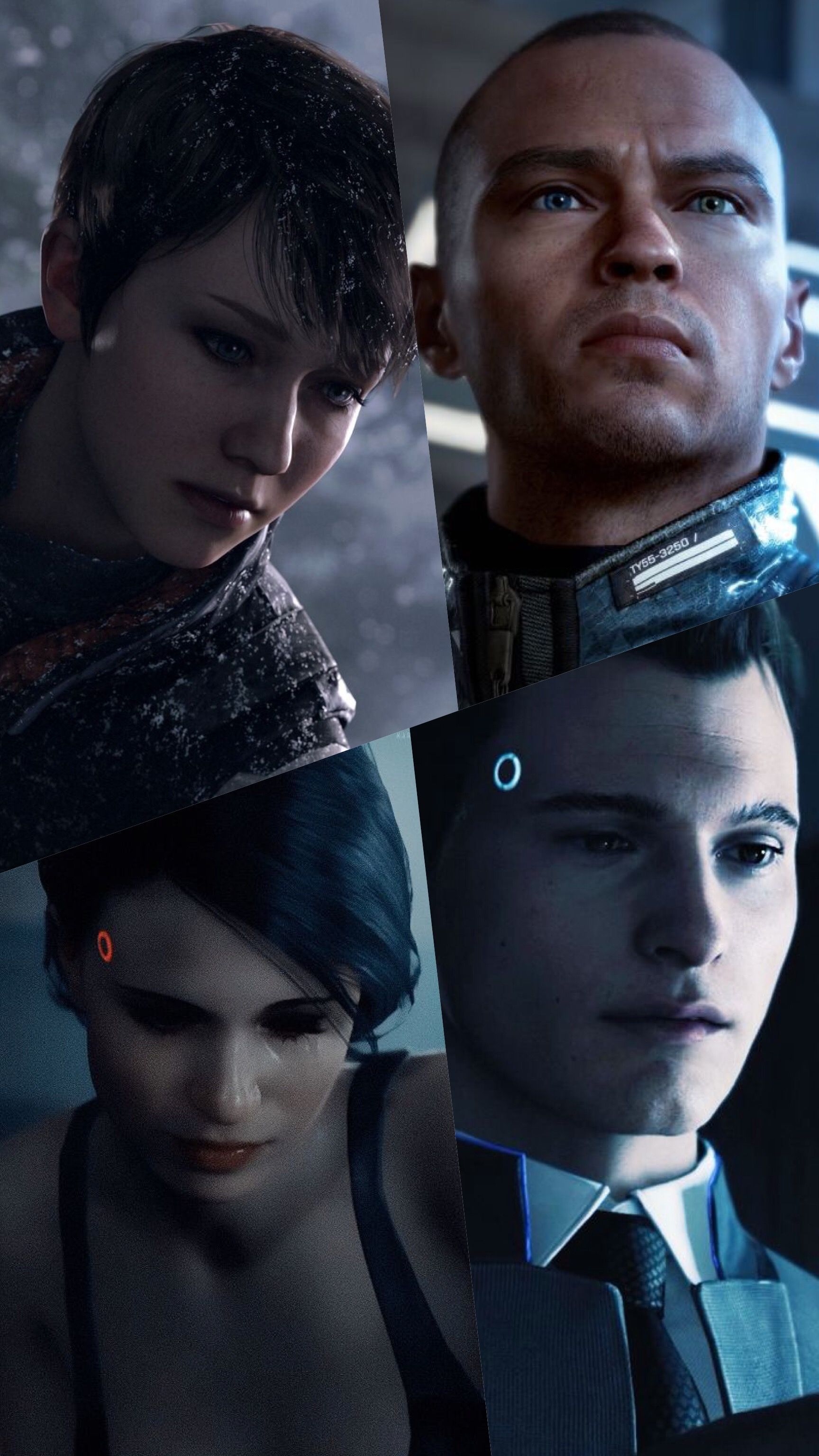 1730x3080 DBH: my new wallpaper. Detroit being human, Detroit become human, Detroit become human game, Phone