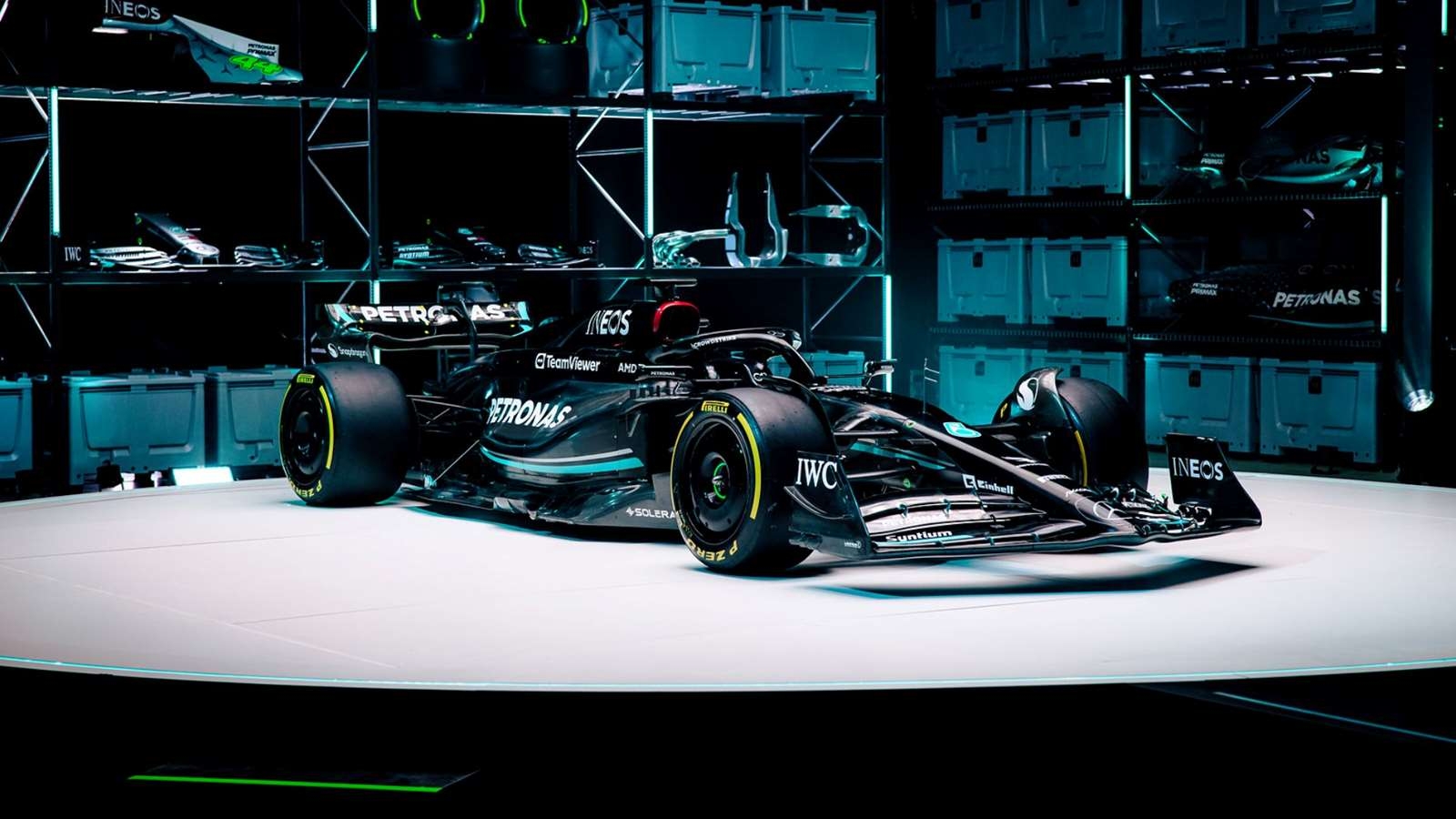 1600x900 Mercedes launches 2023 W14 F1 car, Desktop