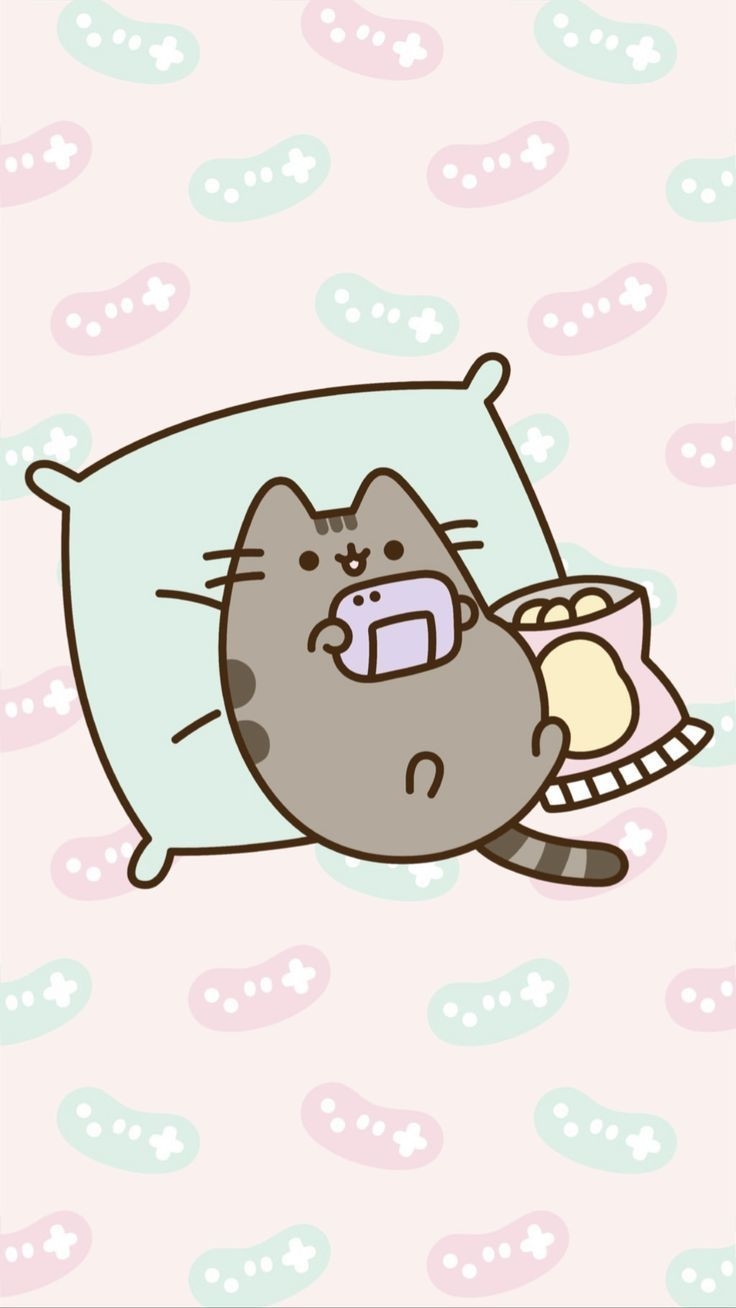 740x1310 iPhone X Wallpaper 356065914287997772 HD. Pusheen cat, Kawaii, Phone