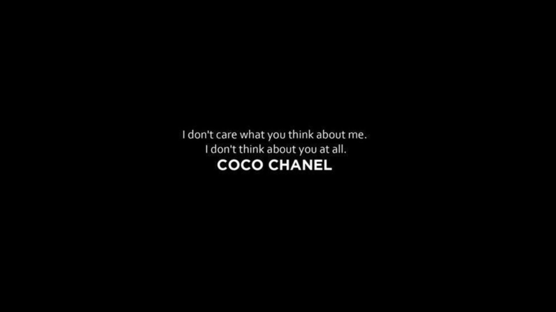 1920x1080 coco chanel in black background HD chanel Wallpaper, Desktop