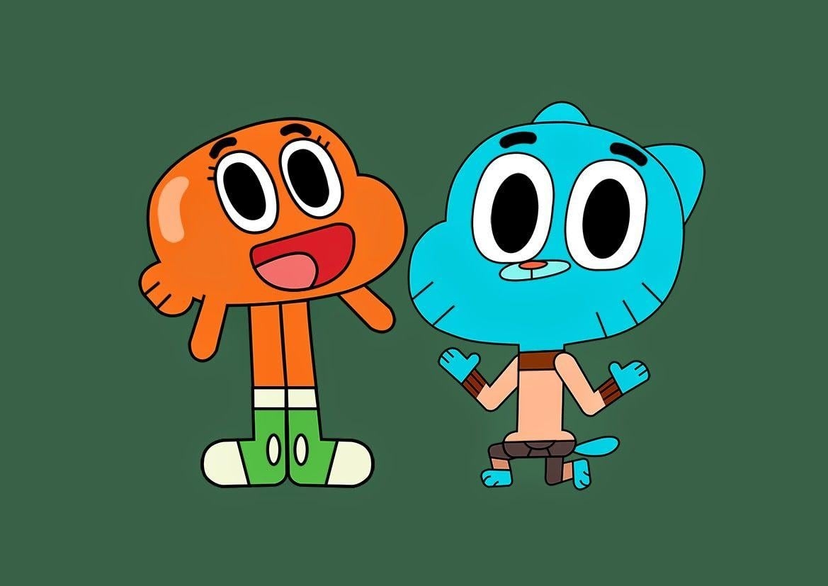 1170x830 Ibby K: Gumball & Darwin (FAN ART), Desktop