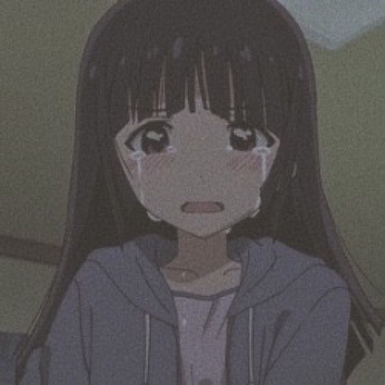 1250x1250 Sad Anime Aesthetics, Phone