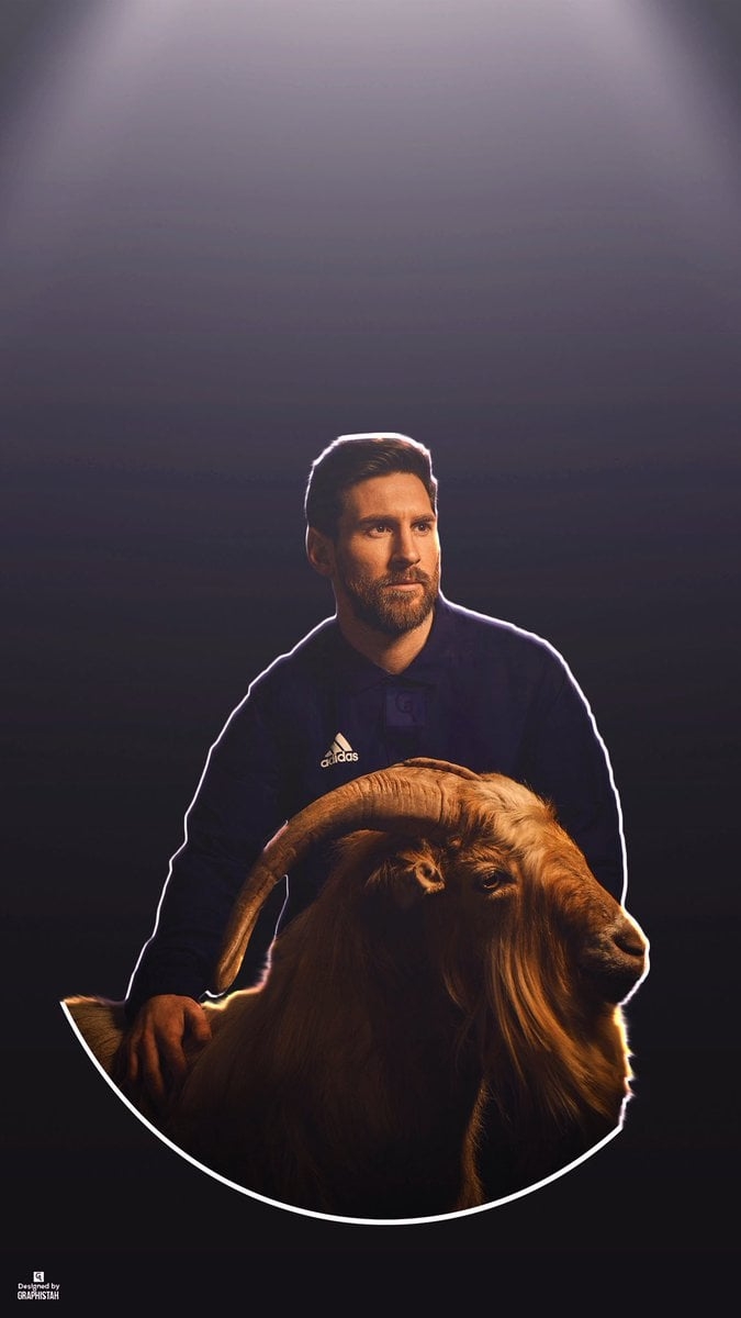 680x1200 Ronaldo på Twitter: Messi G.O.A.T. Wallpaper Likes and retweet's are appreciated, Enjoy!, Phone