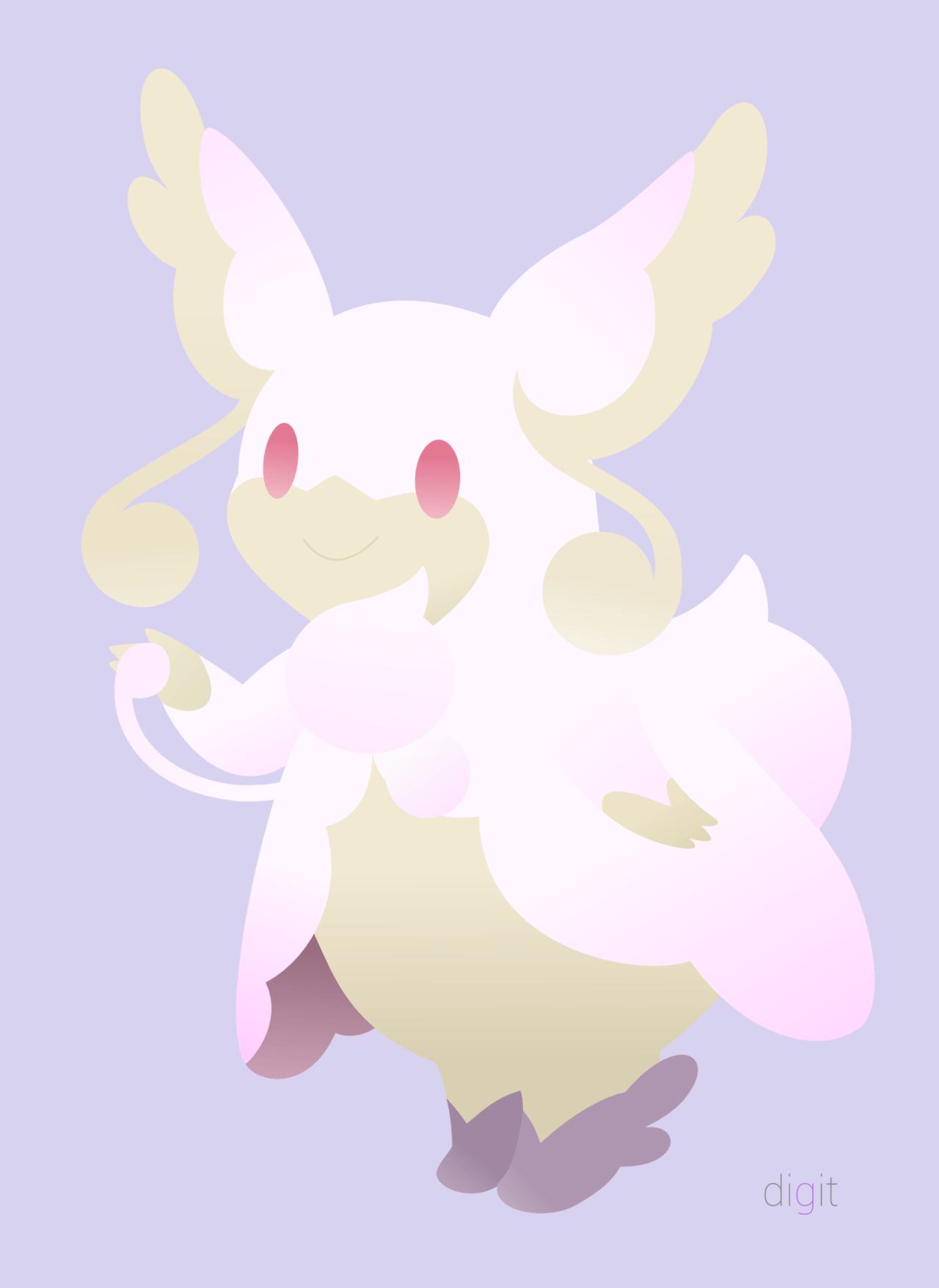 1280x1760 Request Mega Audino (Background), Phone