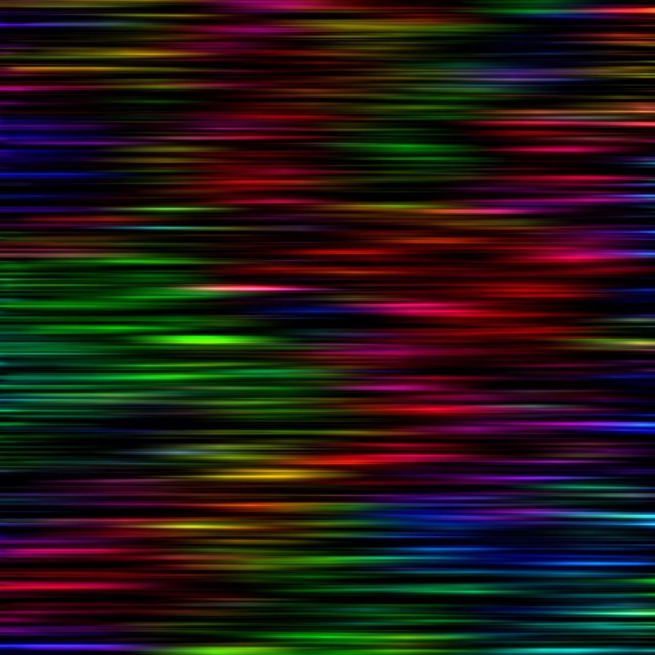 1280x1280 Download wallpaper  lines, horizontal, colorful, Phone