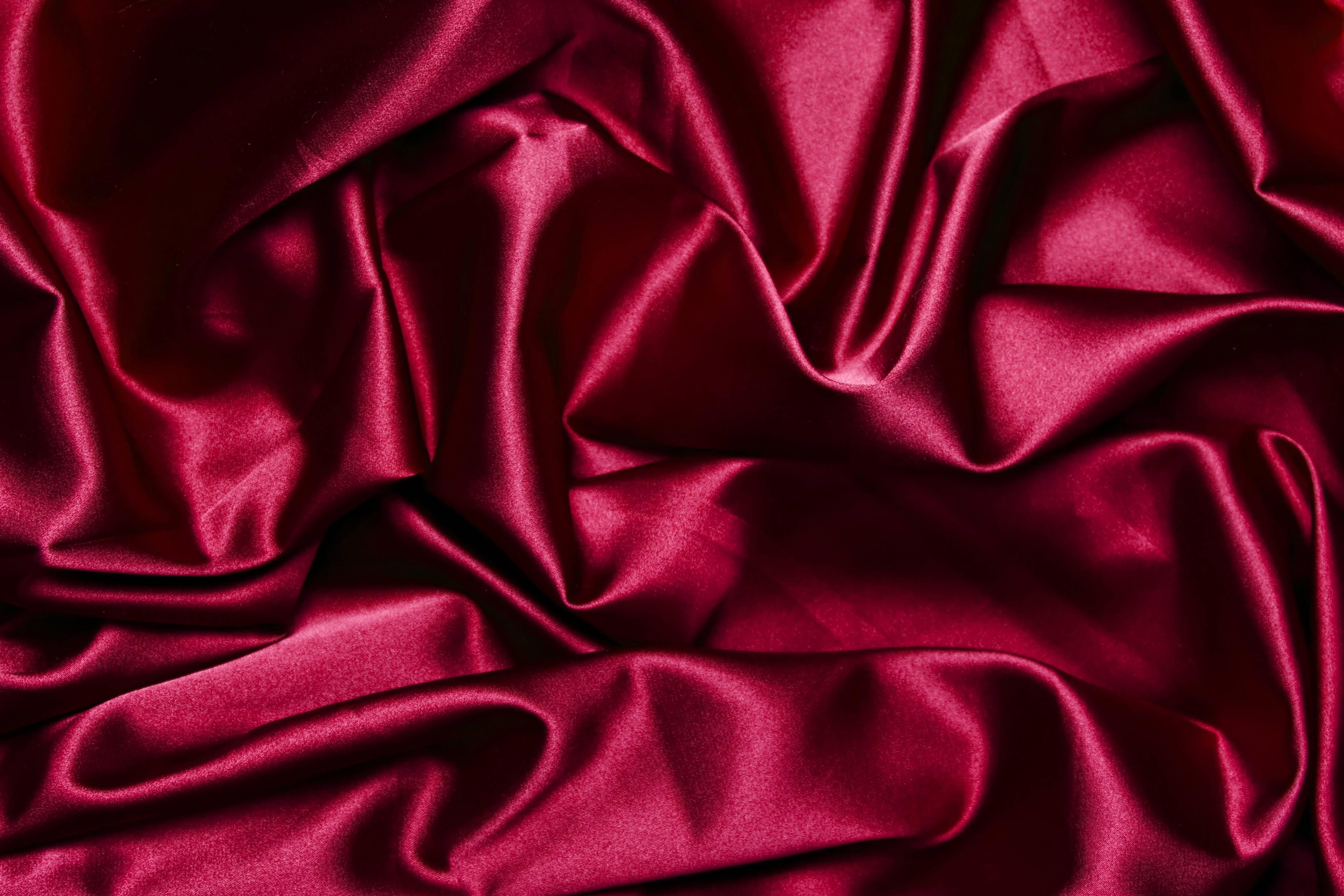 4200x2800 Dark Pink Silk Cloth with Pleat. Background and Texture, Desktop