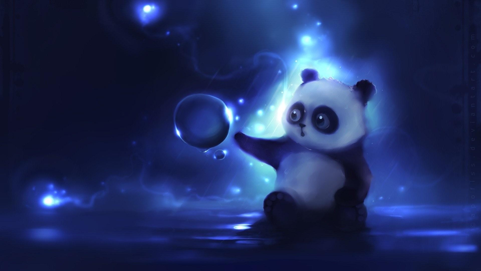 1920x1080 Cute Anime Panda Wallpaper, Desktop