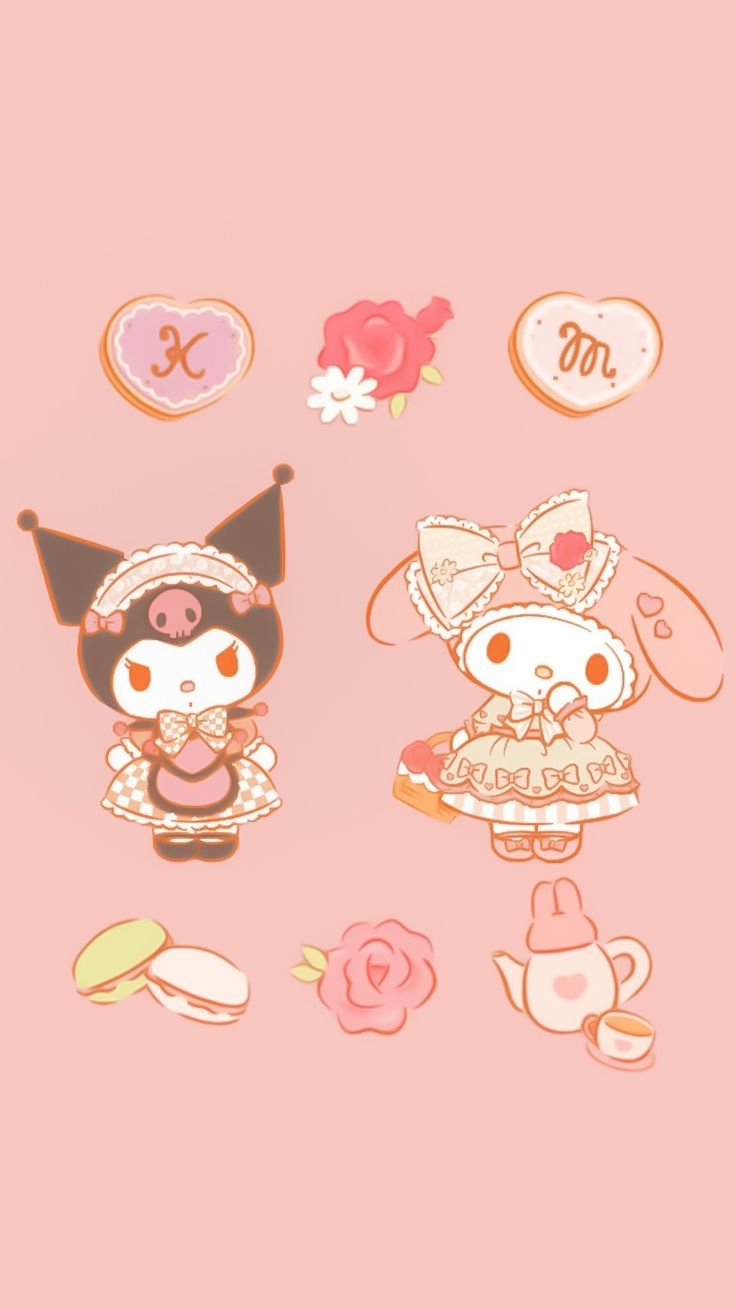 740x1310 Kuromi BG. Hello kitty picture, Cartoon wallpaper iphone, Sanrio wallpaper, Phone