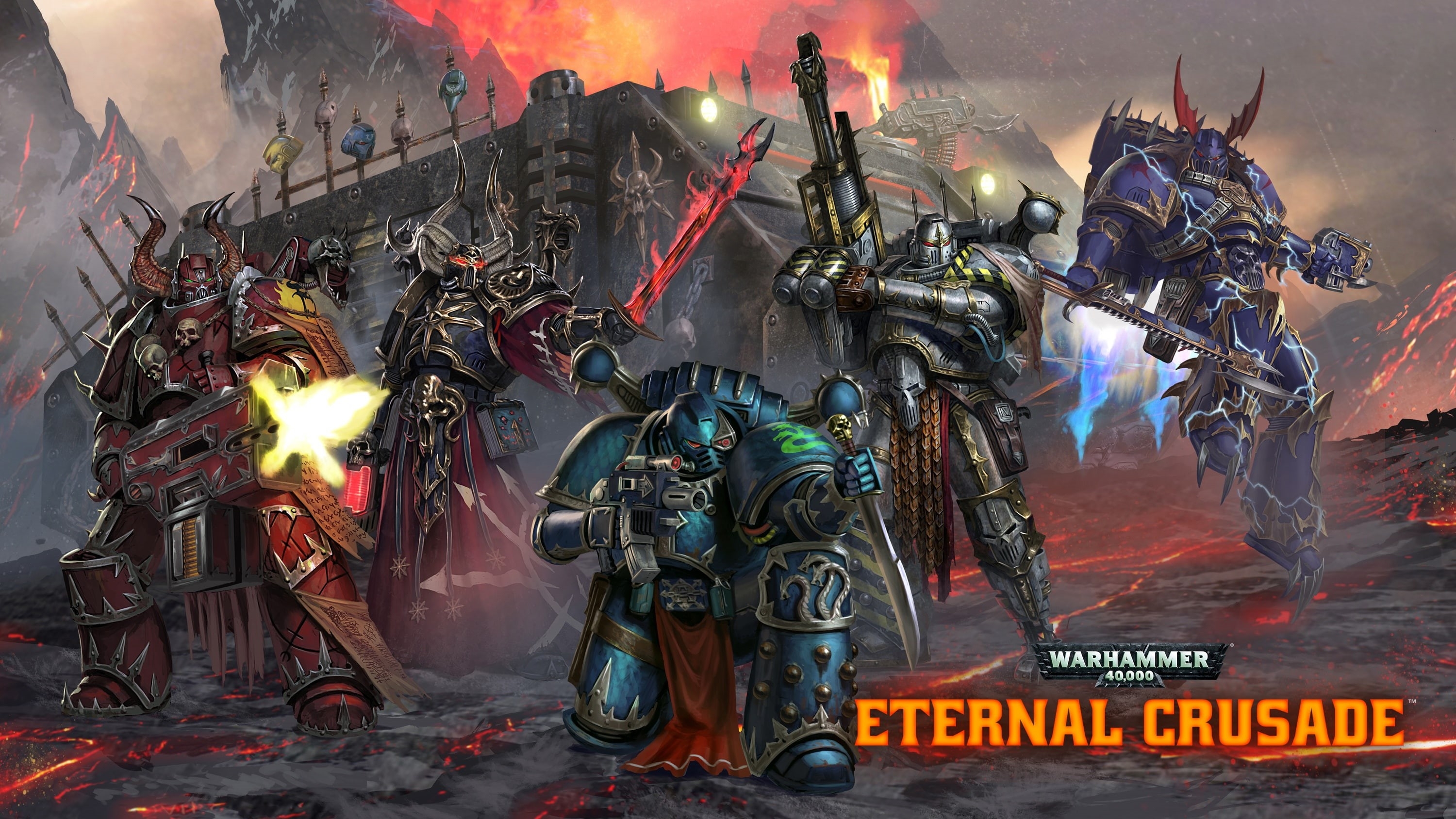 3000x1690 Wallpaper / 2K, alpha Legion, Warhammer art free download, Desktop