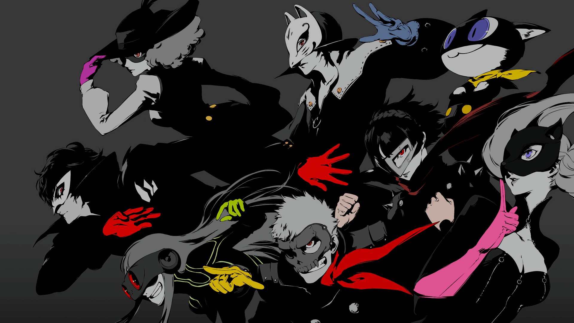 1920x1080 Selective Coloring) Persona 5 Wallpaper, Desktop