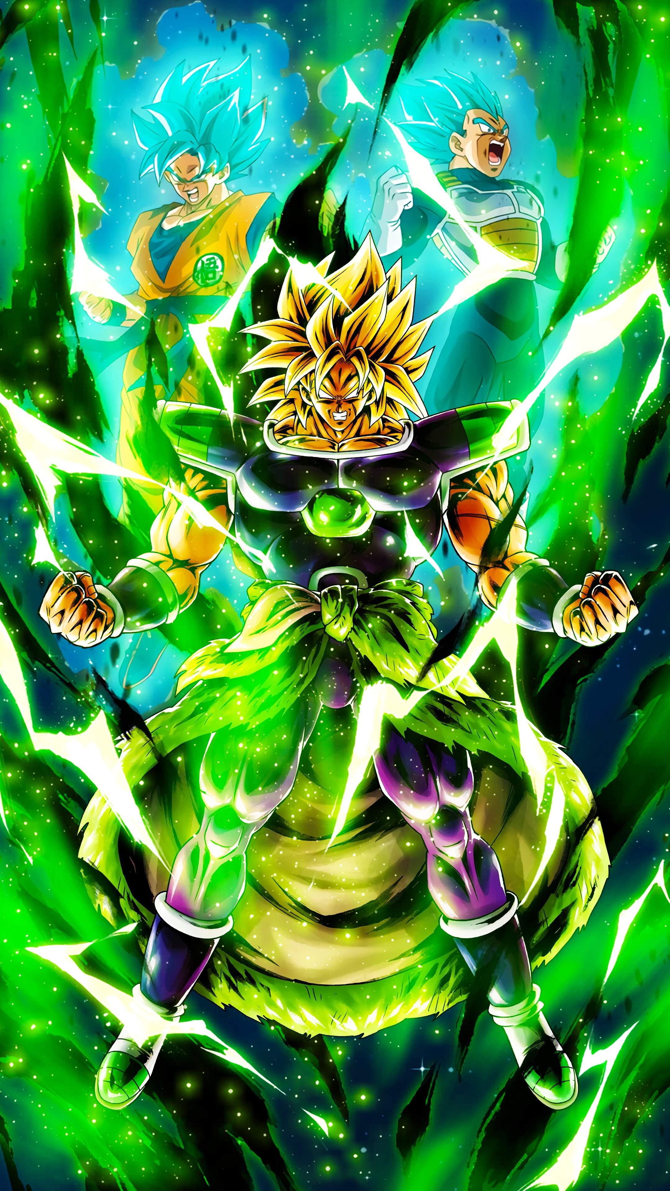 2160x3840 John - [Sparking] PUR Super Saiyan Broly {Pre Transform} Character Art + 4K PC Wallpaper + 4K Phone Wallpaper! #DBLegends #DragonBallLegends, Phone