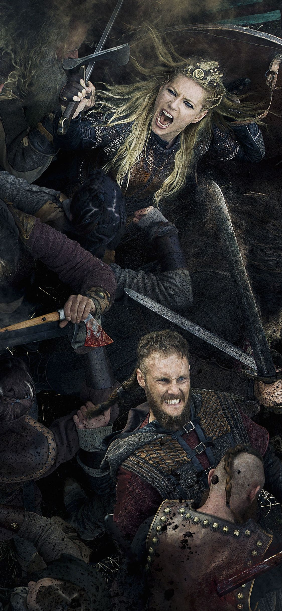 1130x2440 Vikings Season 5 4k Season 5 Dvd Wallpaper & Background Download, Phone