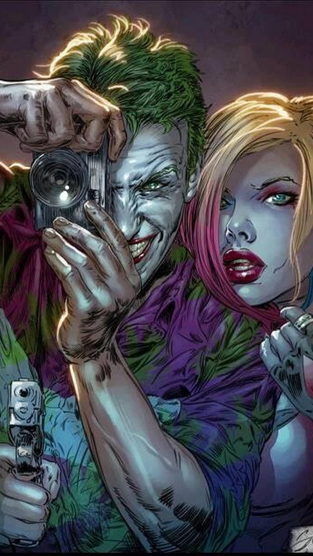 1080x1920 Joker And Harley Wallpaper iPhone 3D iPhone Wallpaper, Phone