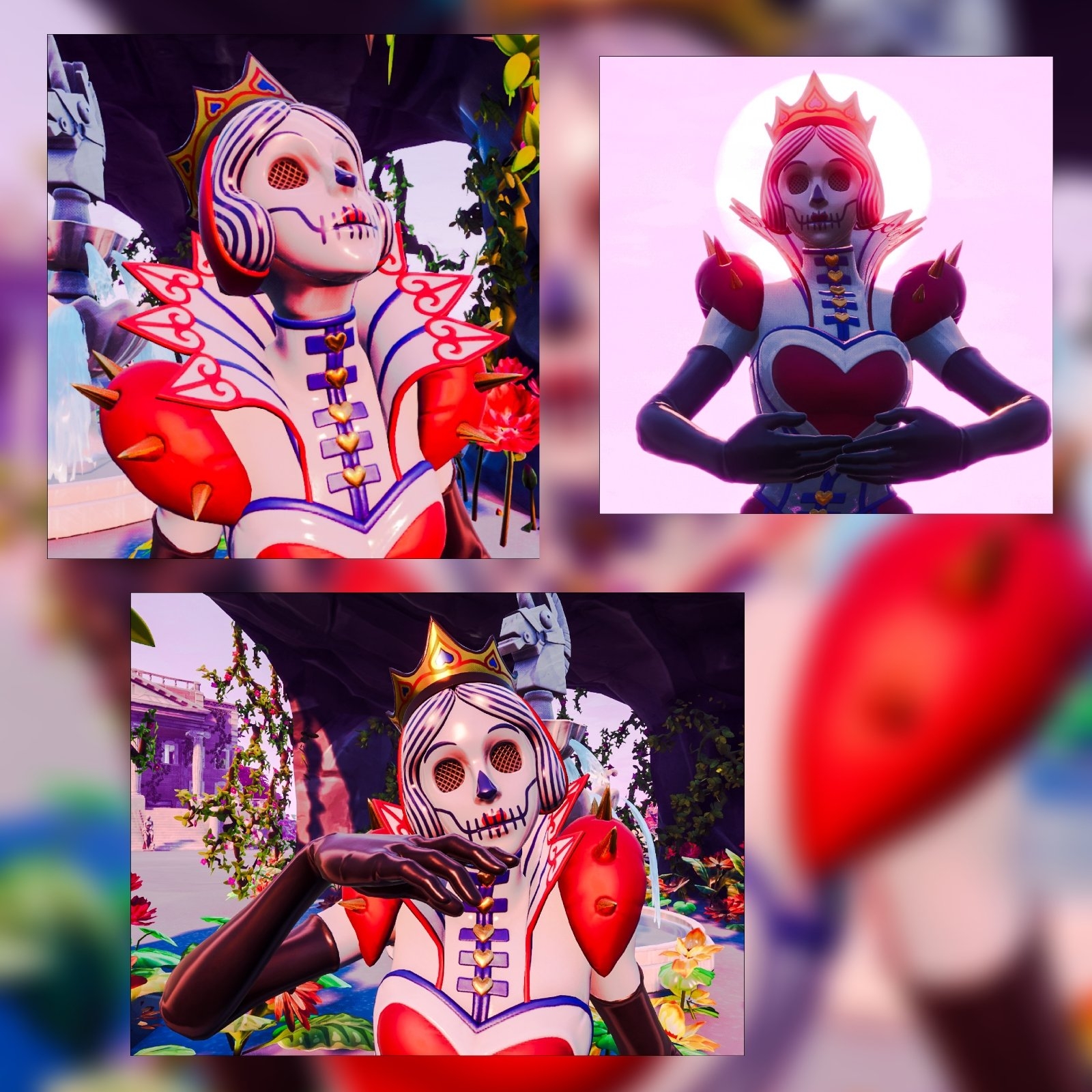 1600x1600 Queen of Hearts Fortnite wallpaper, Phone