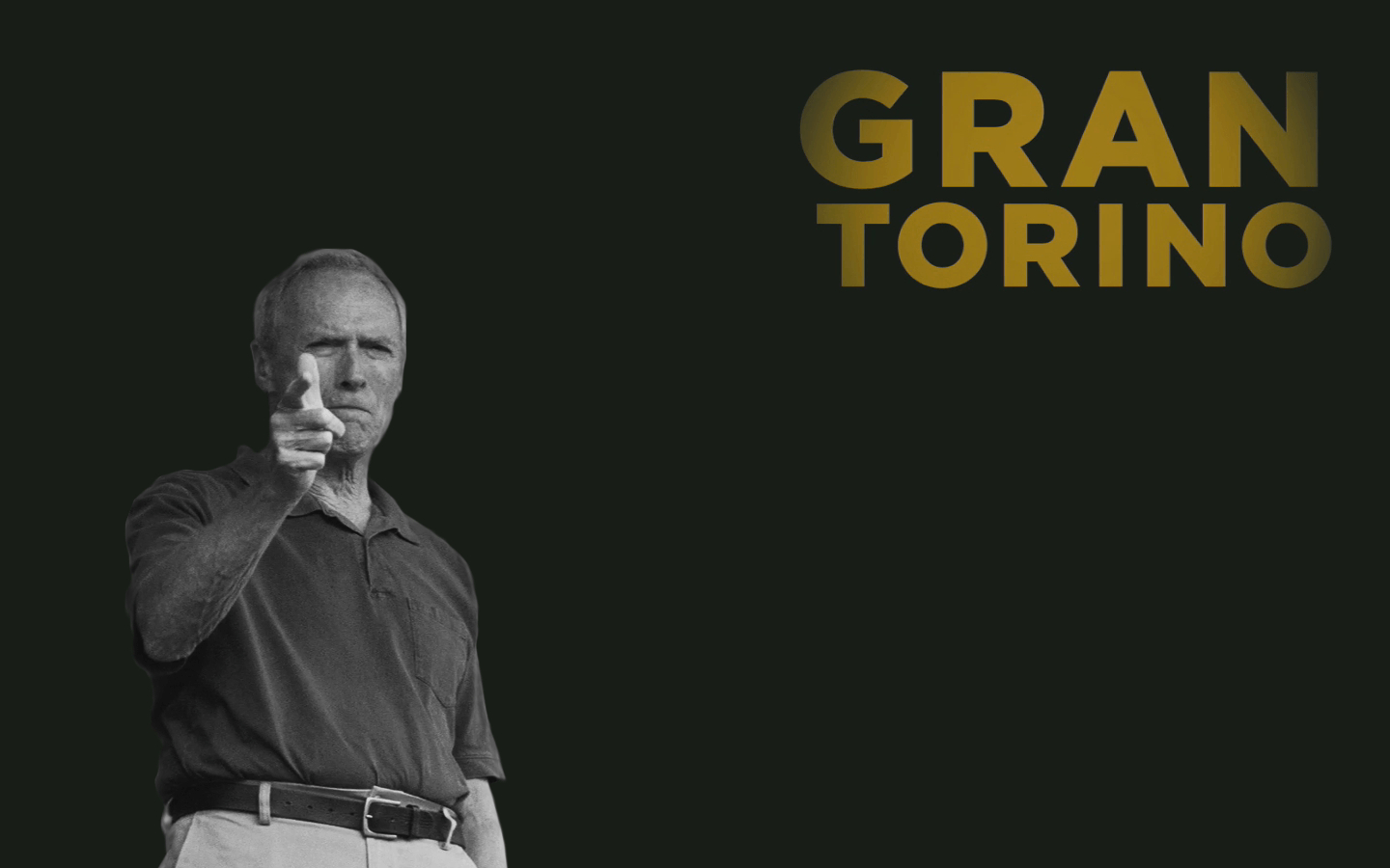 1440x900 A simple Gran Torino wallpaper, Desktop