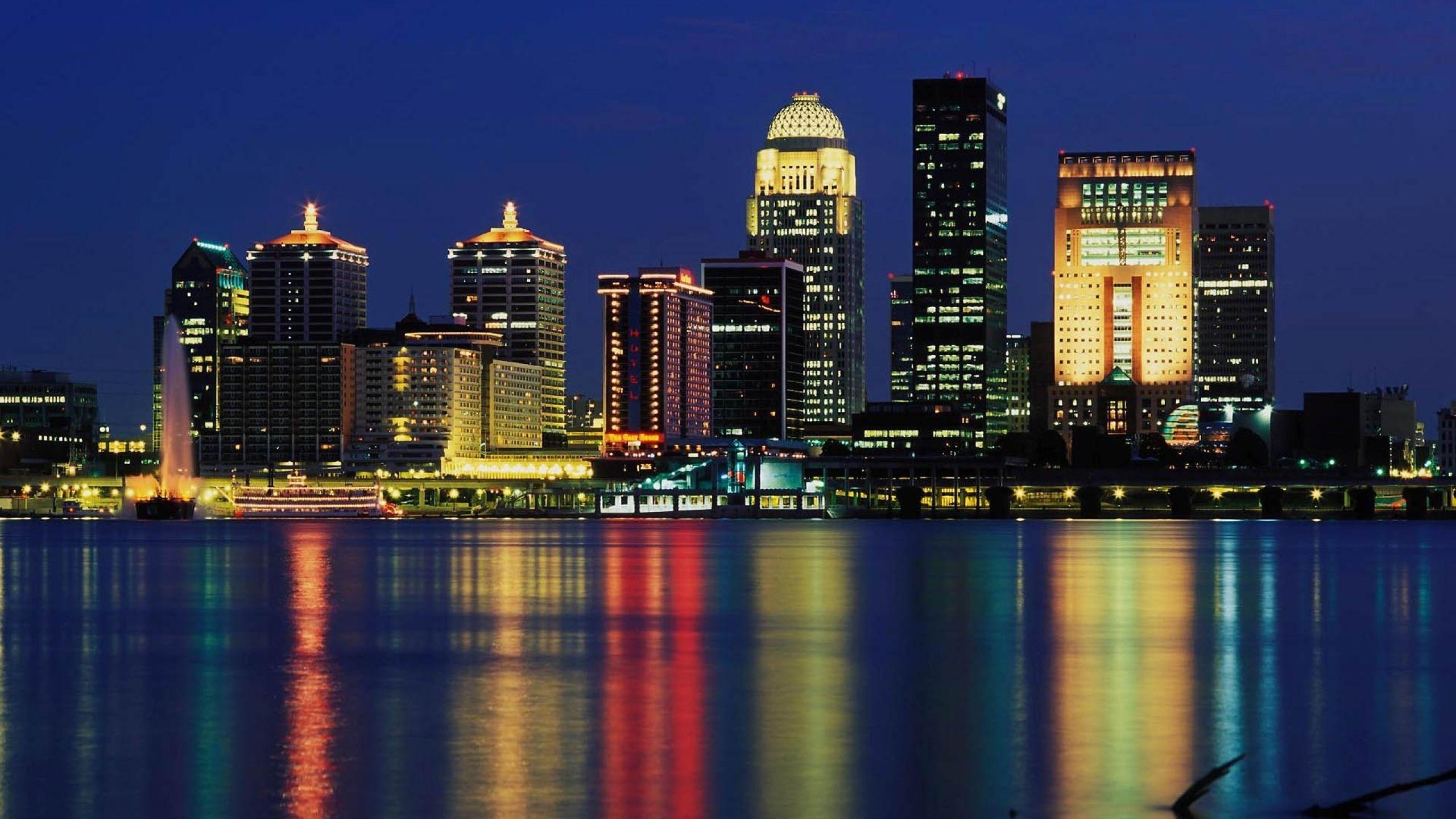 2560x1440 Download Wallpaper  Louisville, Skyline, Usa, Skyscraper, Desktop