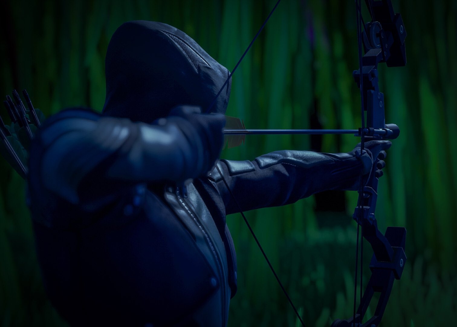 1520x1080 Green Arrow Fortnite wallpaper, Desktop