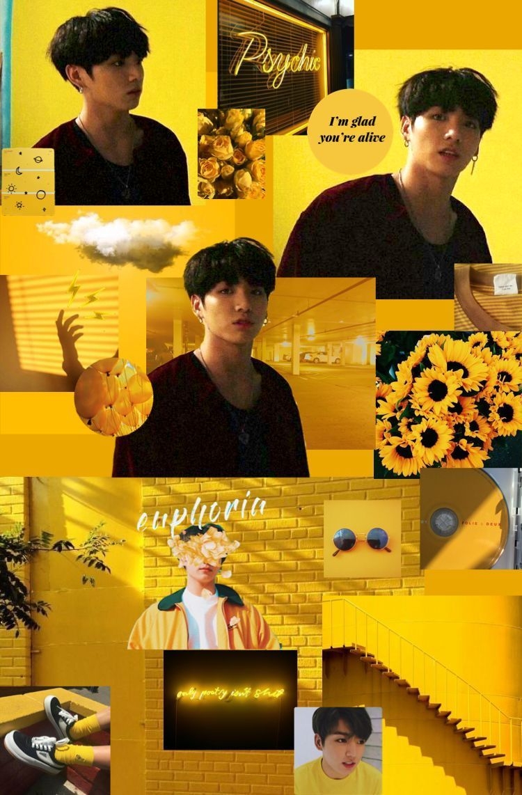 750x1150 BTS Yellow Aesthetic Wallpaper Free BTS Yellow Aesthetic, Phone