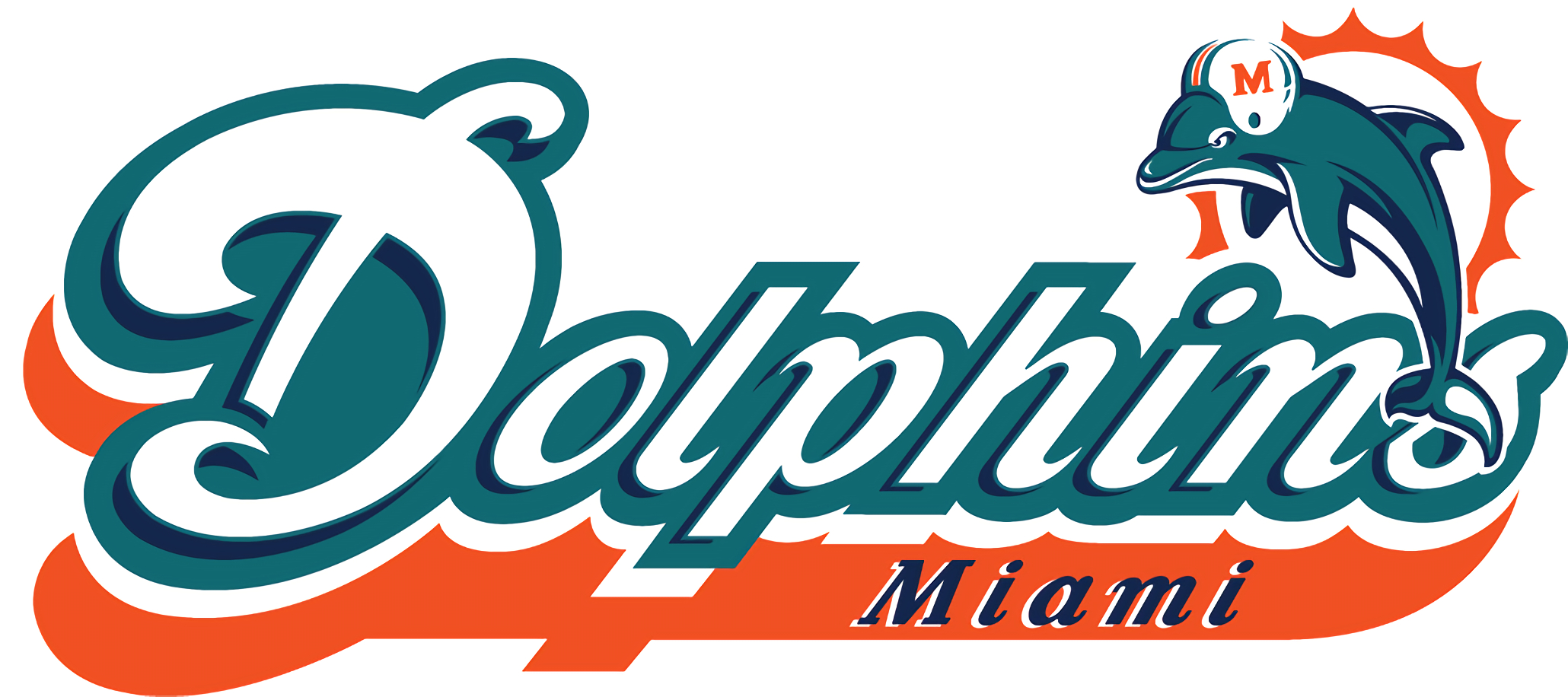 2060x920 Miami Dolphins Wallpaper, Dual Screen