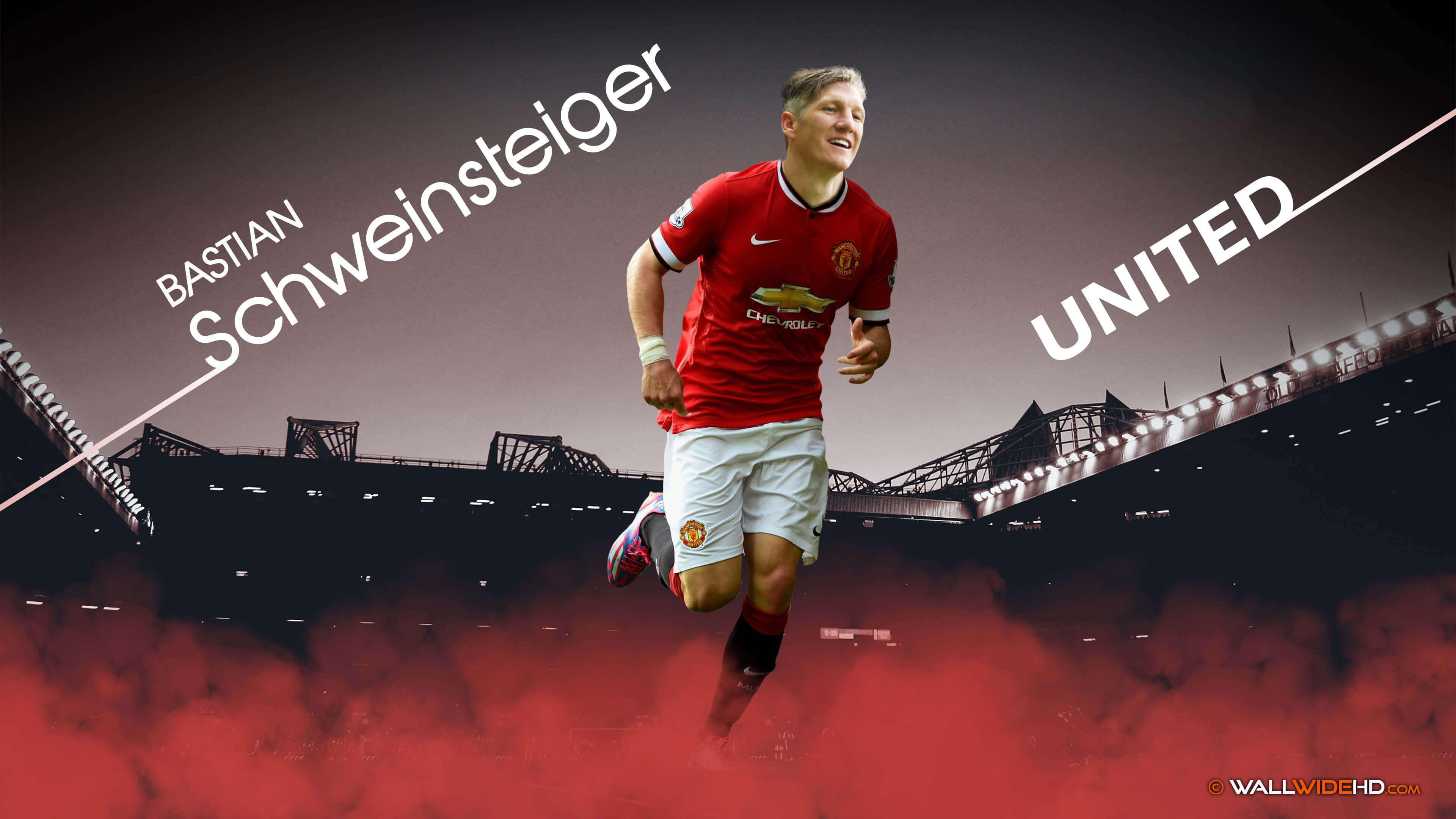 3840x2160 Bastian Schweinsteiger 2015 Manchester United FC wallpaper, Desktop