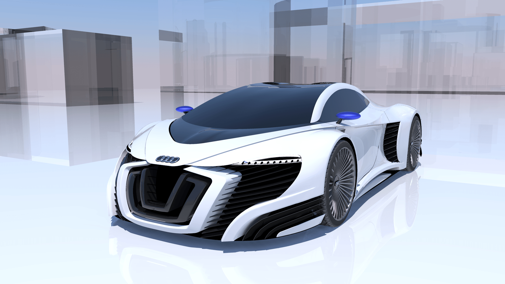 1920x1080 Audi R9 2013 by Carlos Rallo Badet by Carlos Rallo Badet at, Desktop