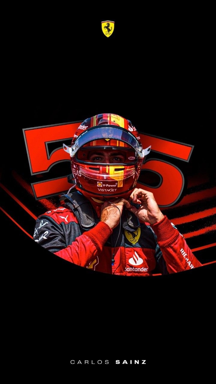 720x1280 Wallpaper Carlos Sainz. Ferrari, Phone