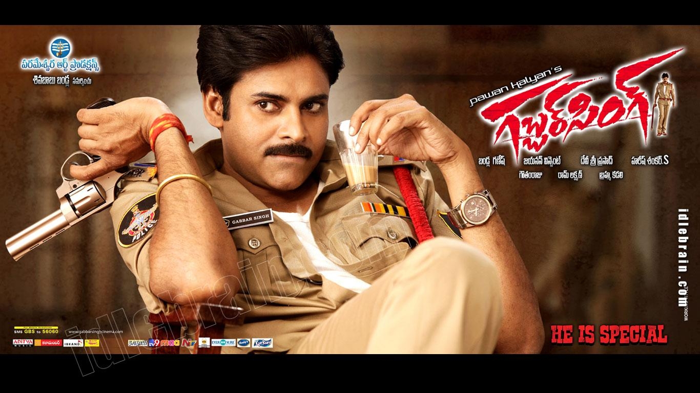 1370x770 Gabbar Singh film wallpaper, Desktop