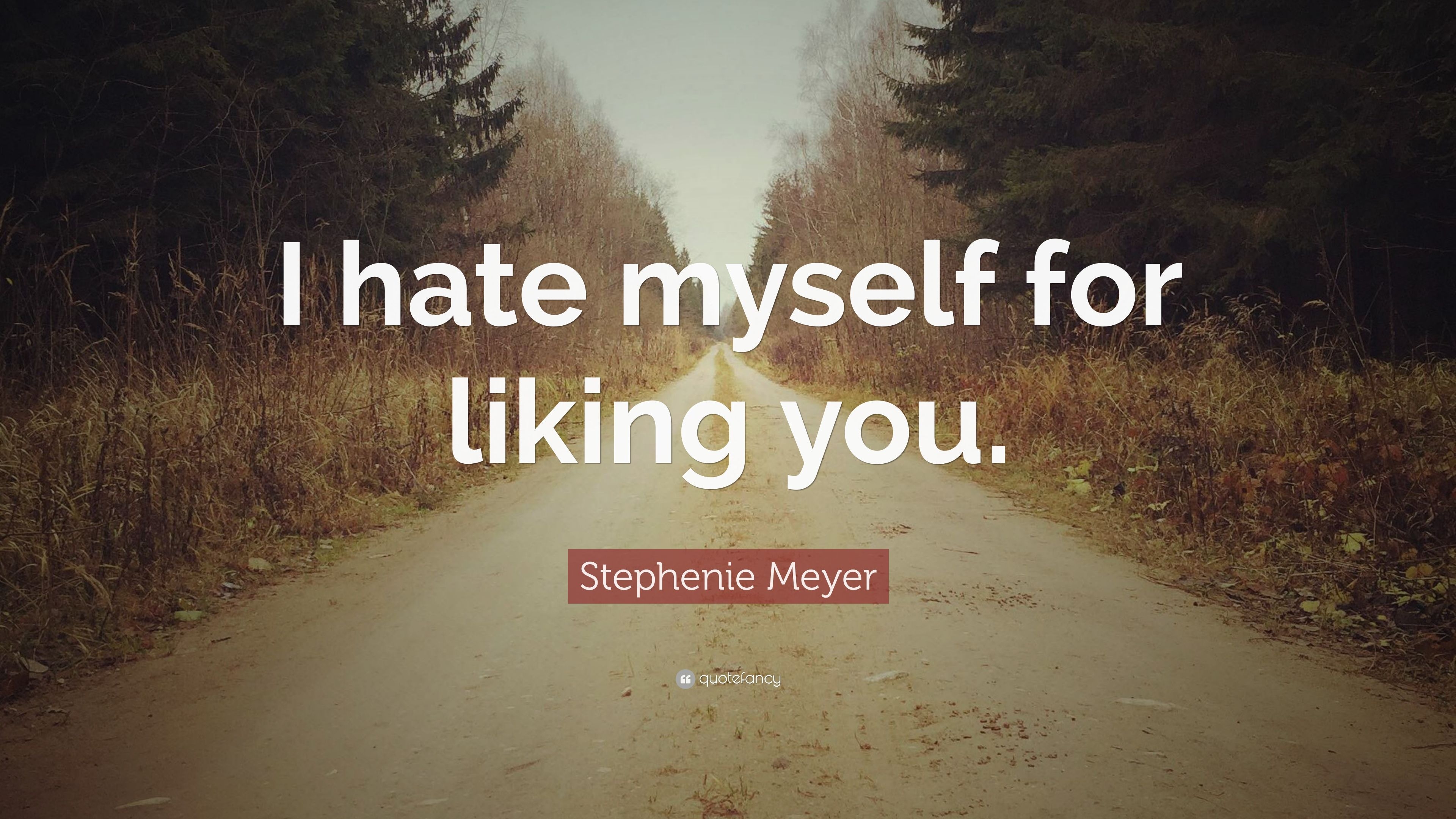 3840x2160 Stephenie Meyer Quote: “I hate myself for liking you.” 11, Desktop