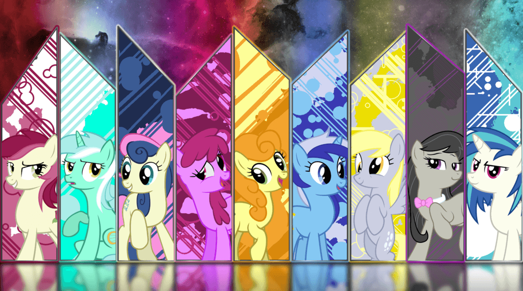 1030x570 Mane 6 Wallpaper + derpy, Desktop