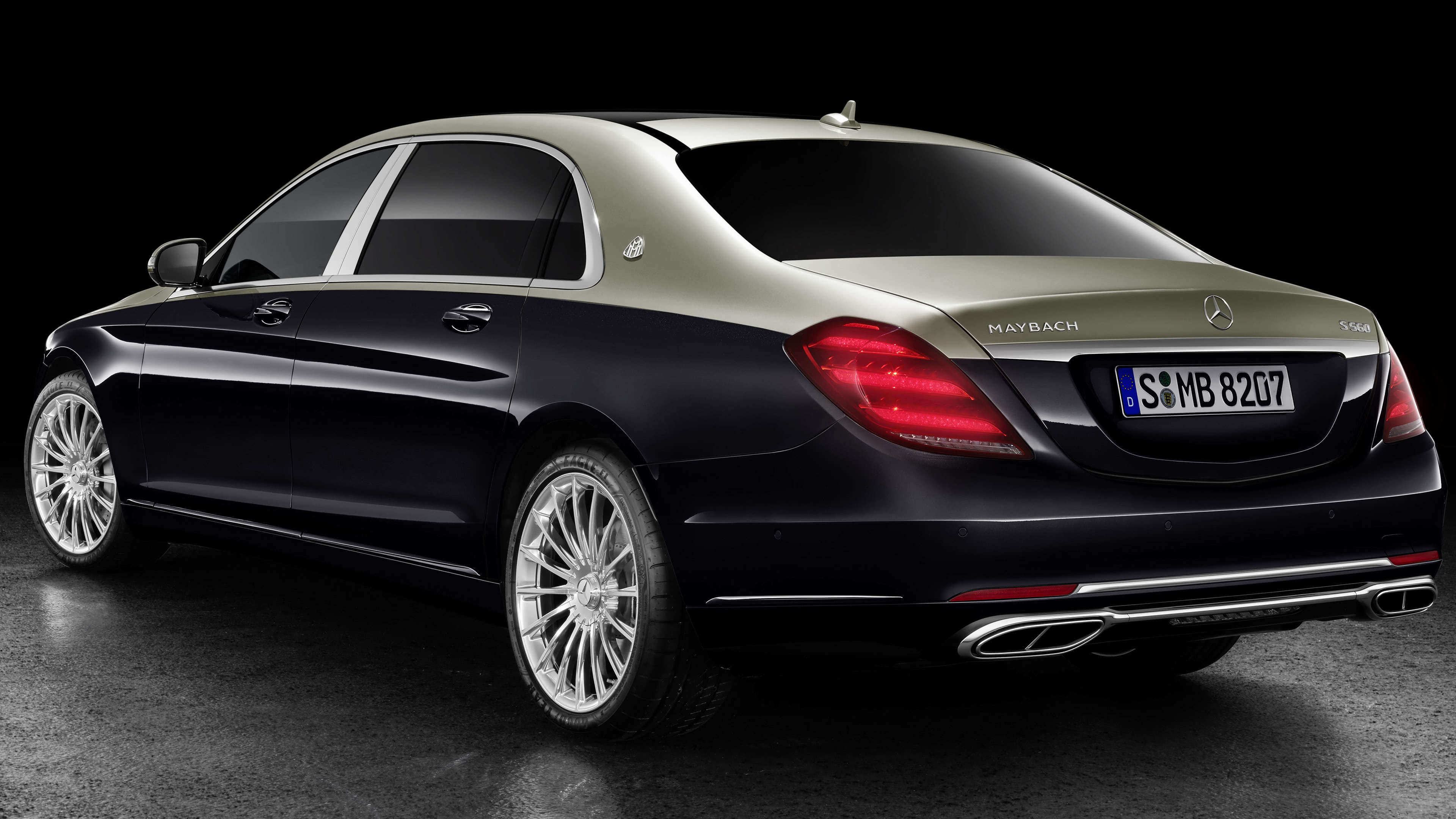 3840x2160 Mercedes Maybach S Class S560 Sedan Rear UHD 4K Wallpaper, Desktop