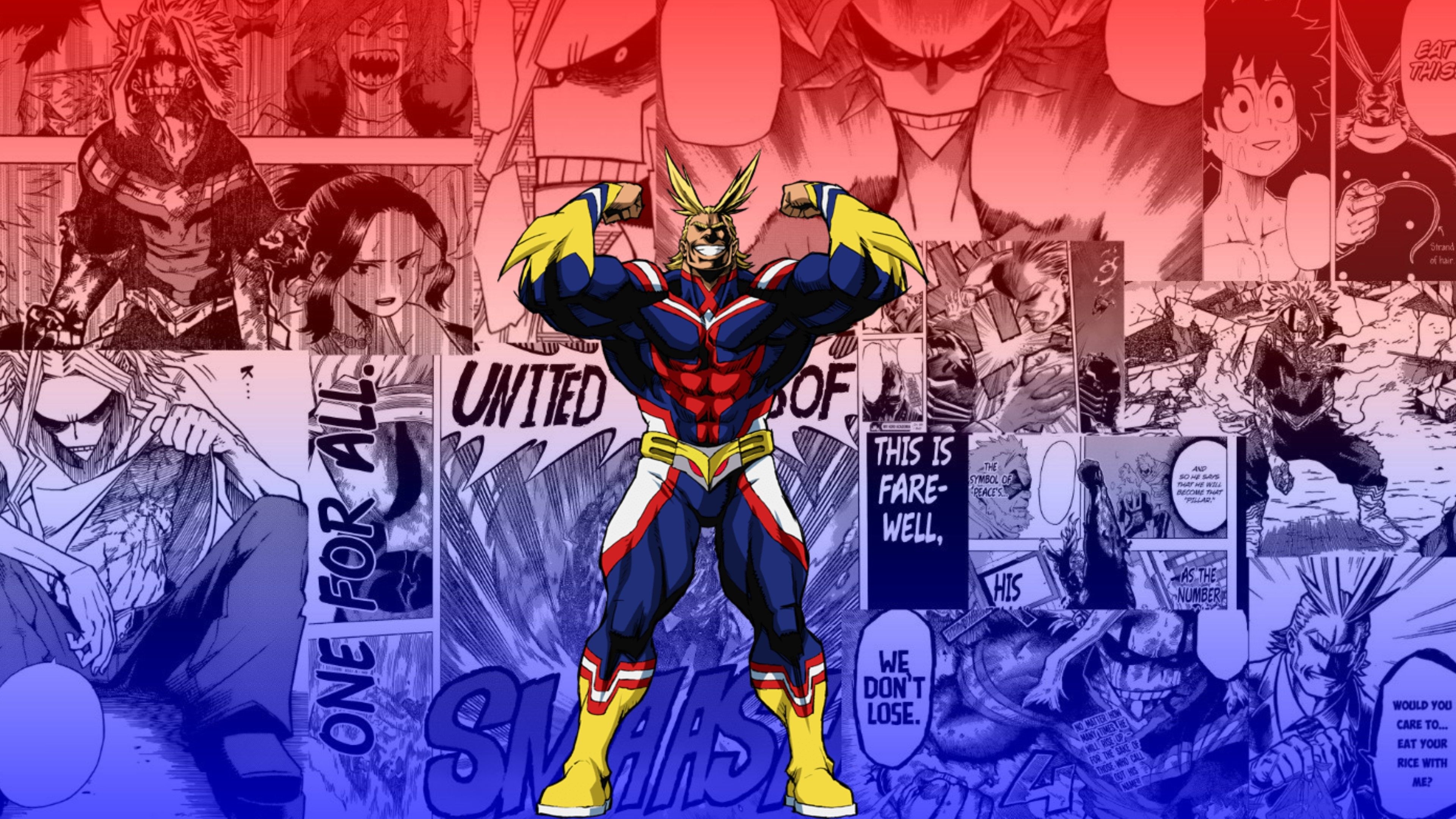 3840x2160 My Hero Academia All Might 4K Wallpaper Free My Hero Academia All Might 4K Background, Desktop