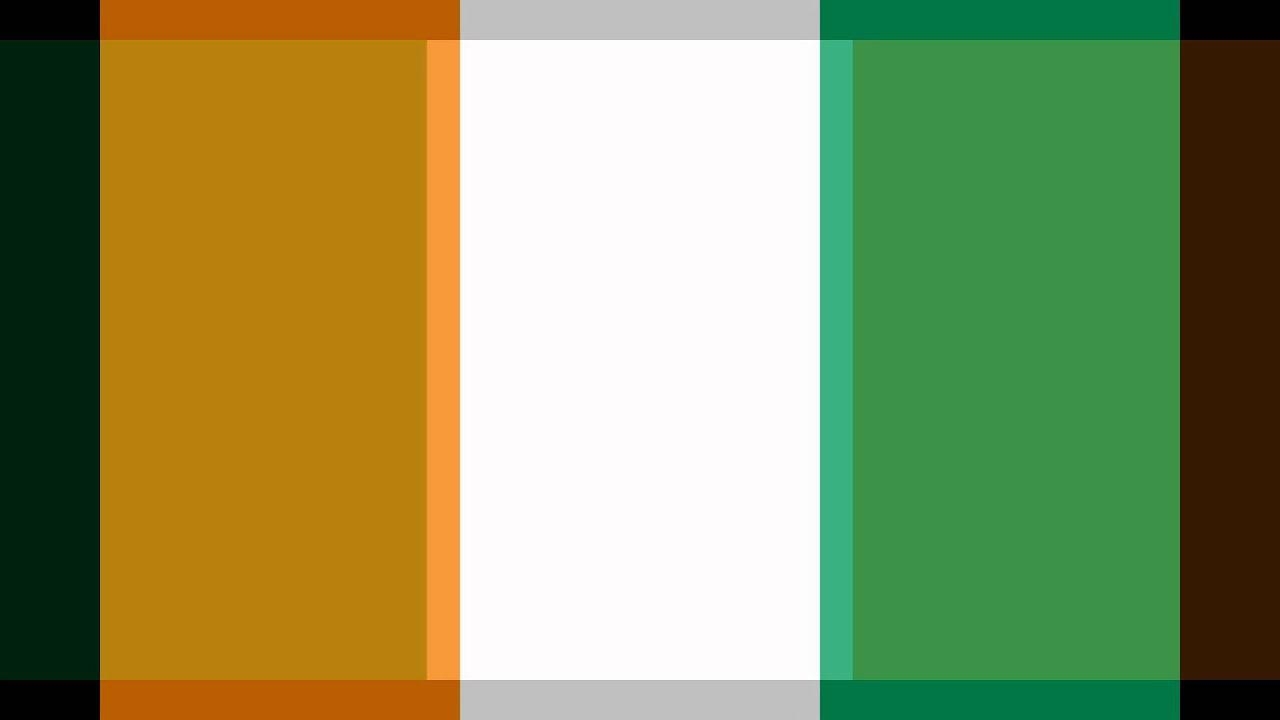 1280x720 A Tribute to the flags of Ireland and Ivory Coast flags, Desktop