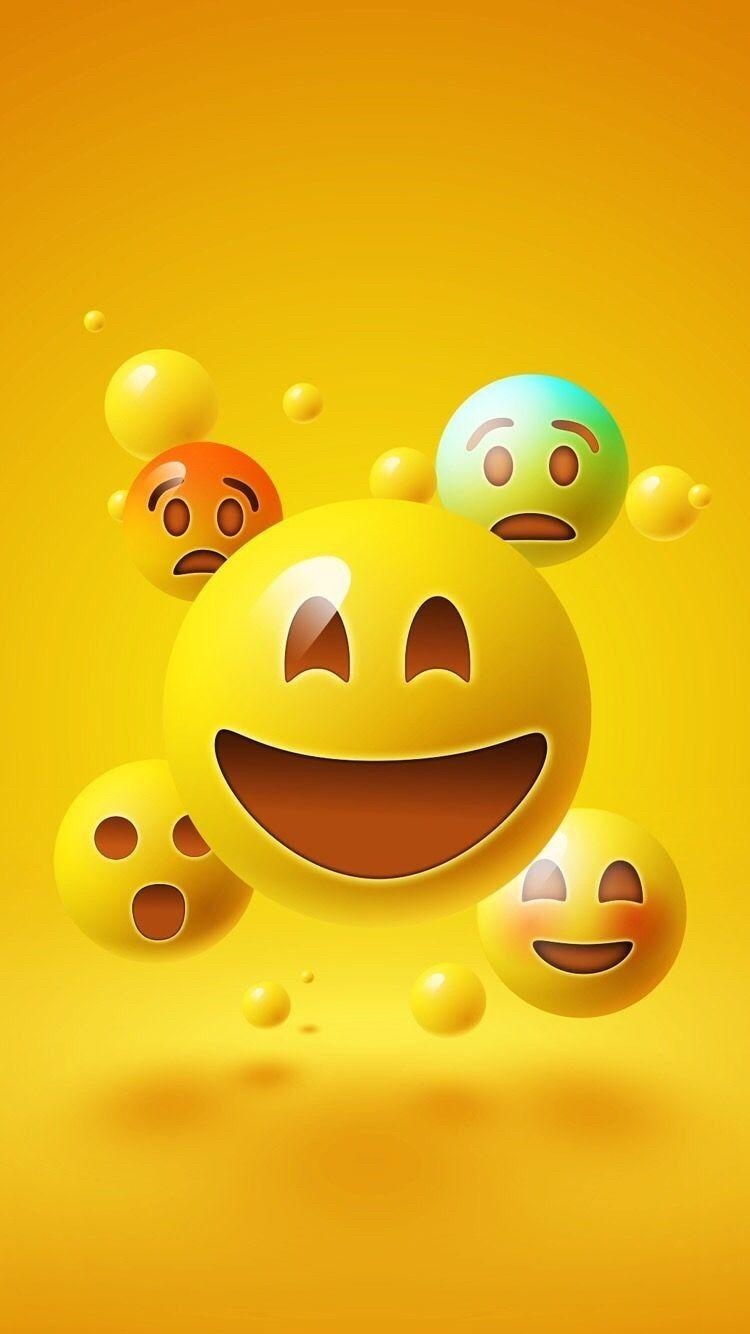 750x1340 Awesome Smiley Face Wallpaper Best Of HD Emoji Wallpaper 70 Image, Phone