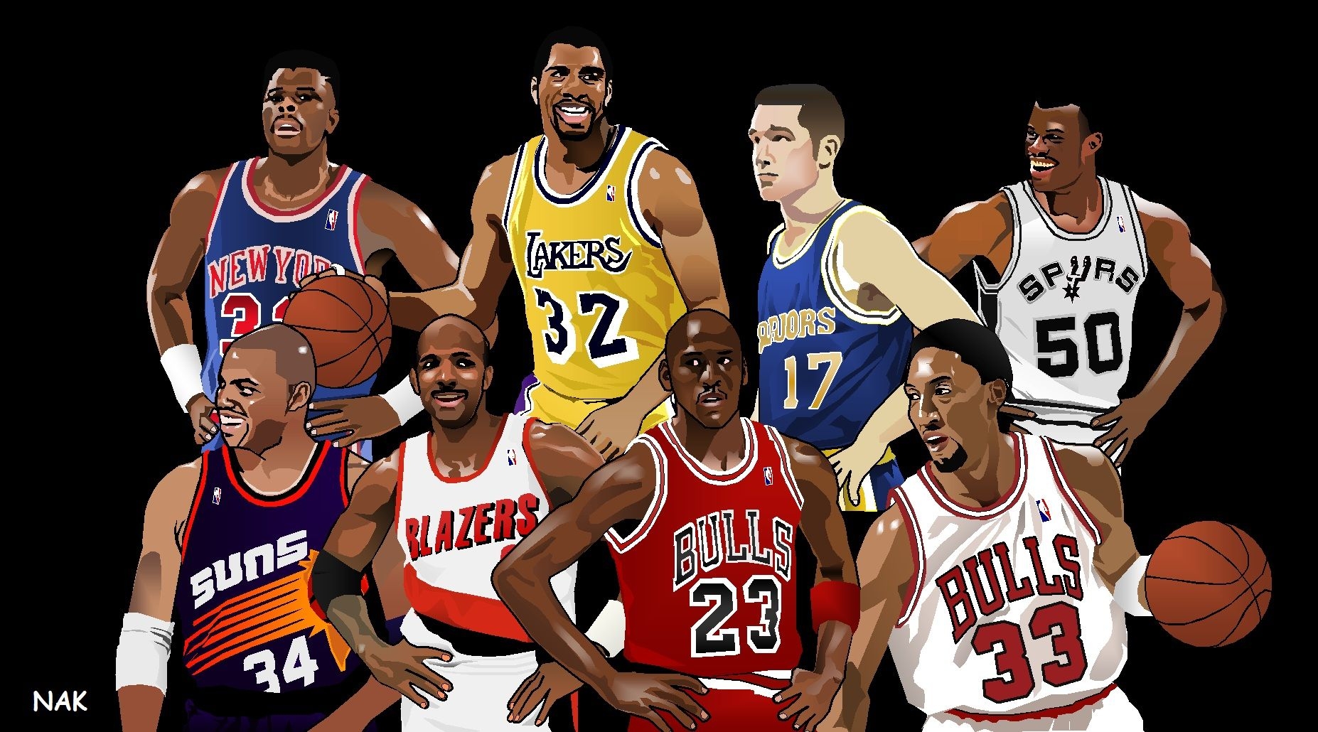 1860x1030 NBA Legends Wallpaper, Desktop