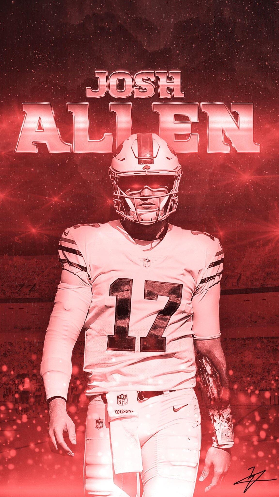 1160x2050 Josh Allen. Man or Machine? IS NOW AN IPHONE WALLPAPER, Phone