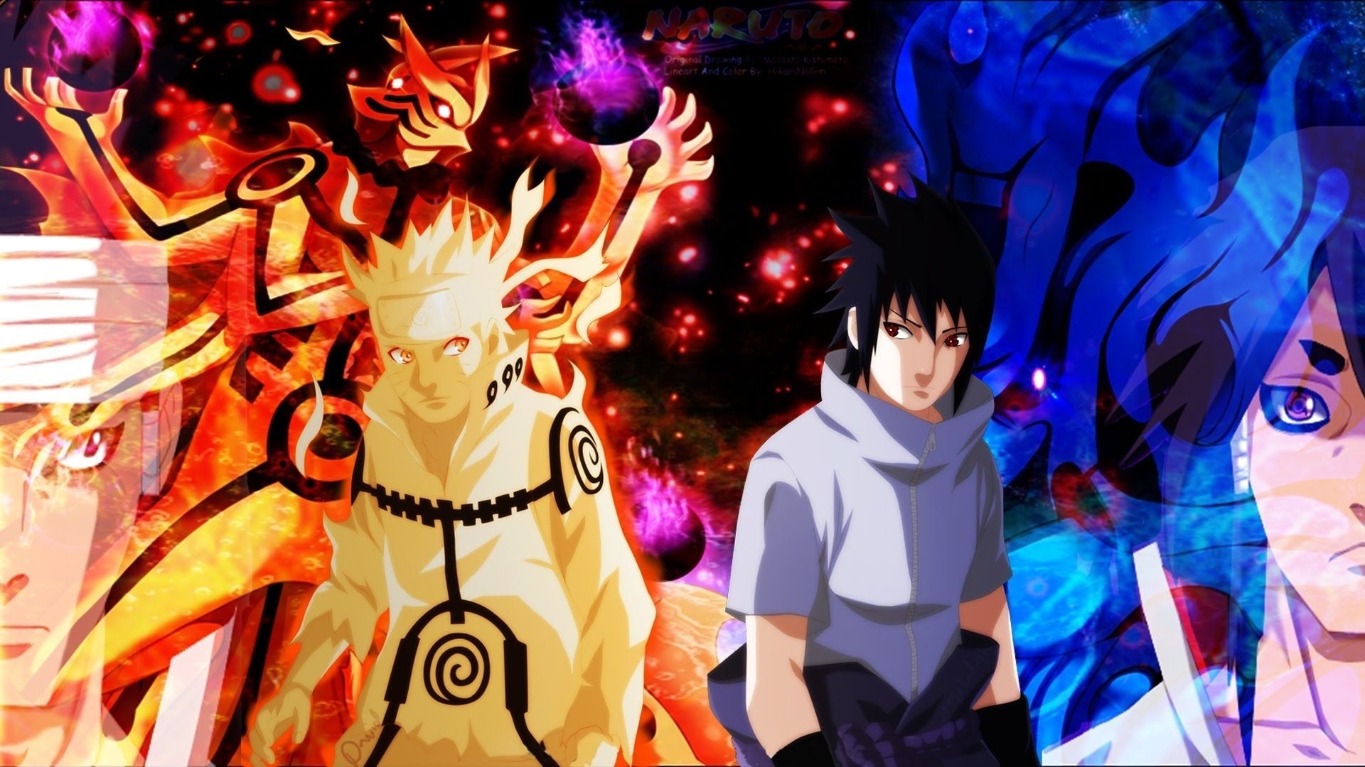 1920x1080 Naruto and Sasuke Wallpaper, Desktop