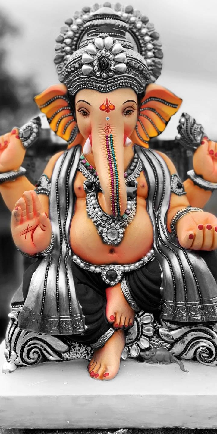 720x1440 Cute Lord Ganesha Wallpaper, Phone