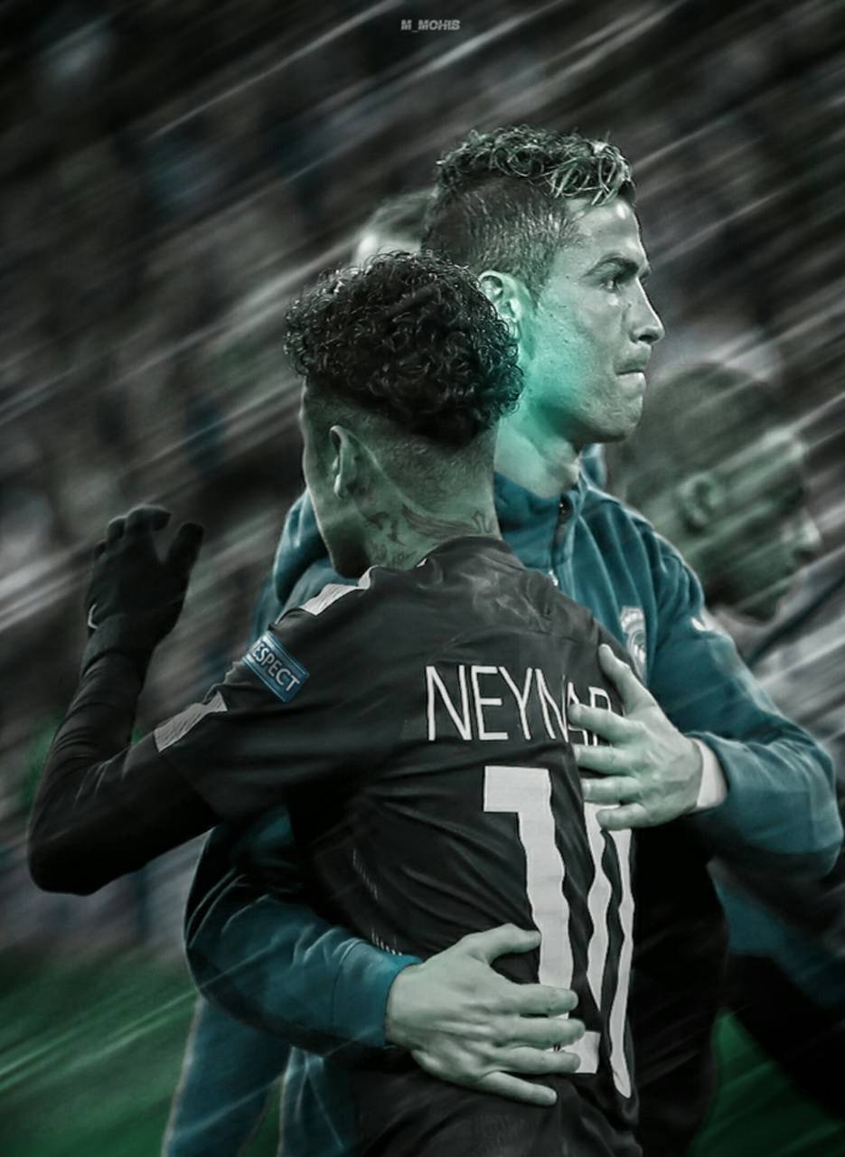 940x1280 Ronaldo and Neymar wallpaper, Phone