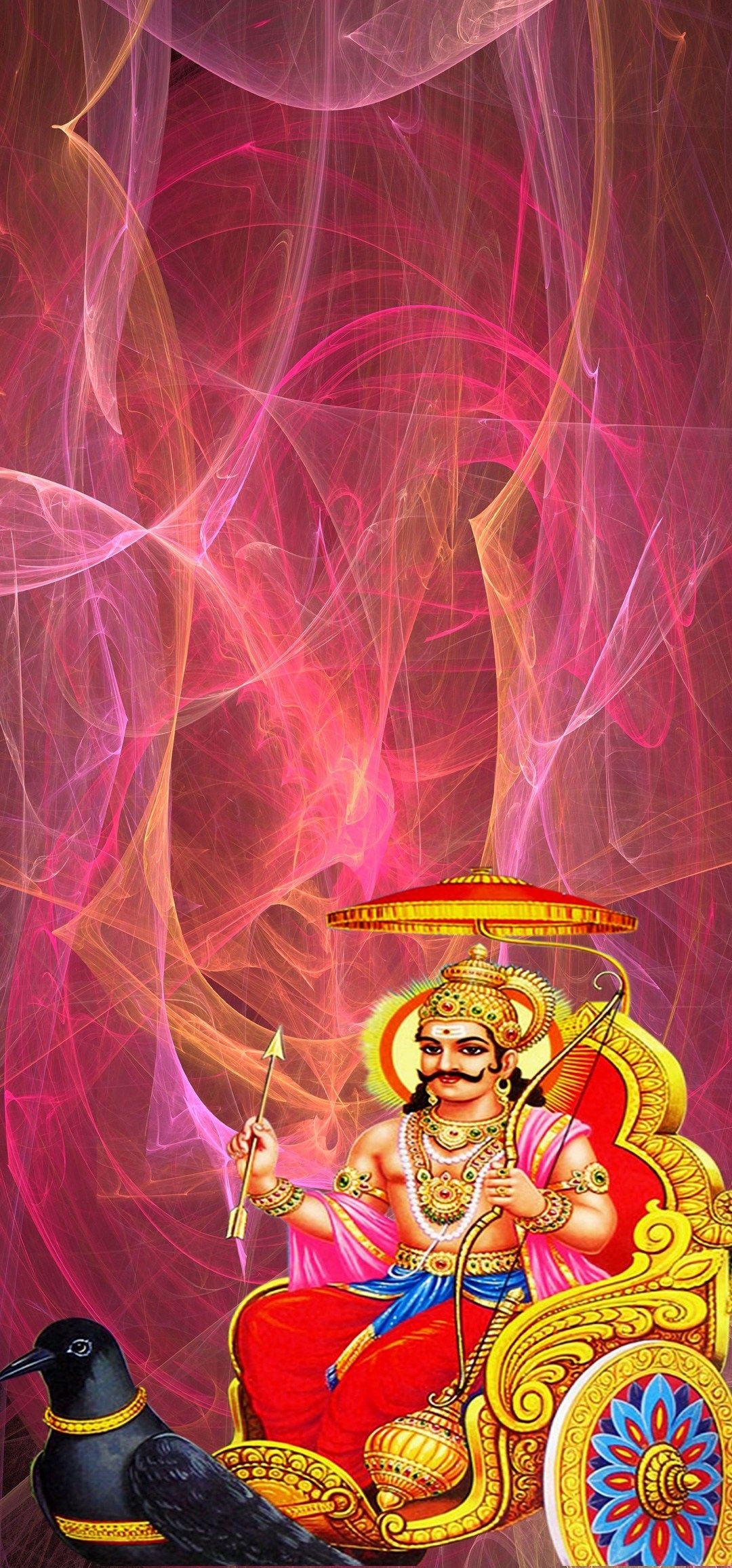 1080x2320 Shani Dev mobile wallpaper to grace your device screen, Phone