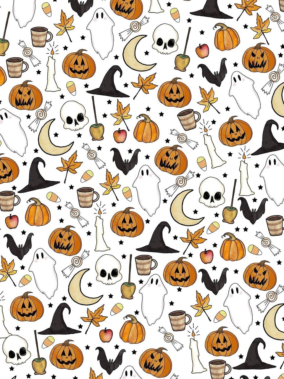 960x1280 aesthetic, cold, wallpaper and halloween, Phone