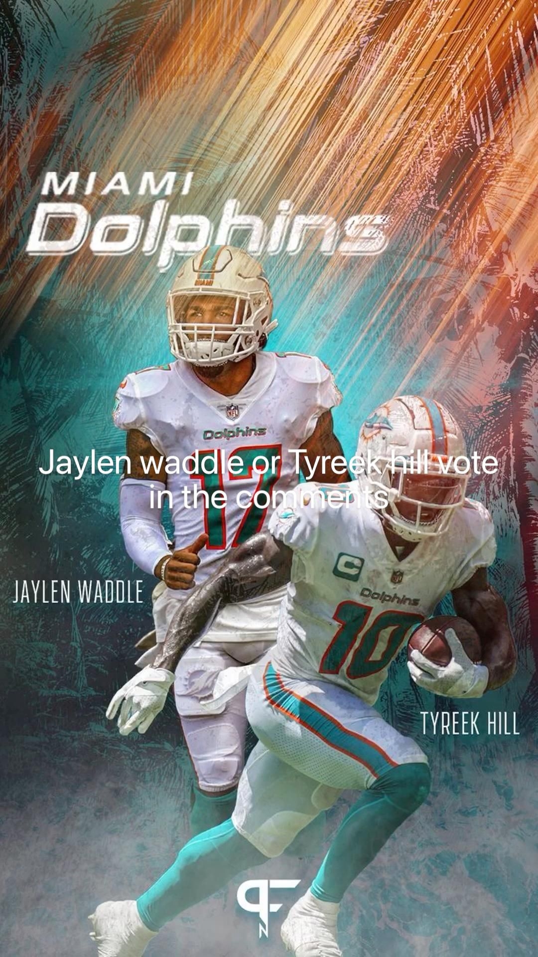 1080x1920 Miami Dolphins Football Players in Action, Phone