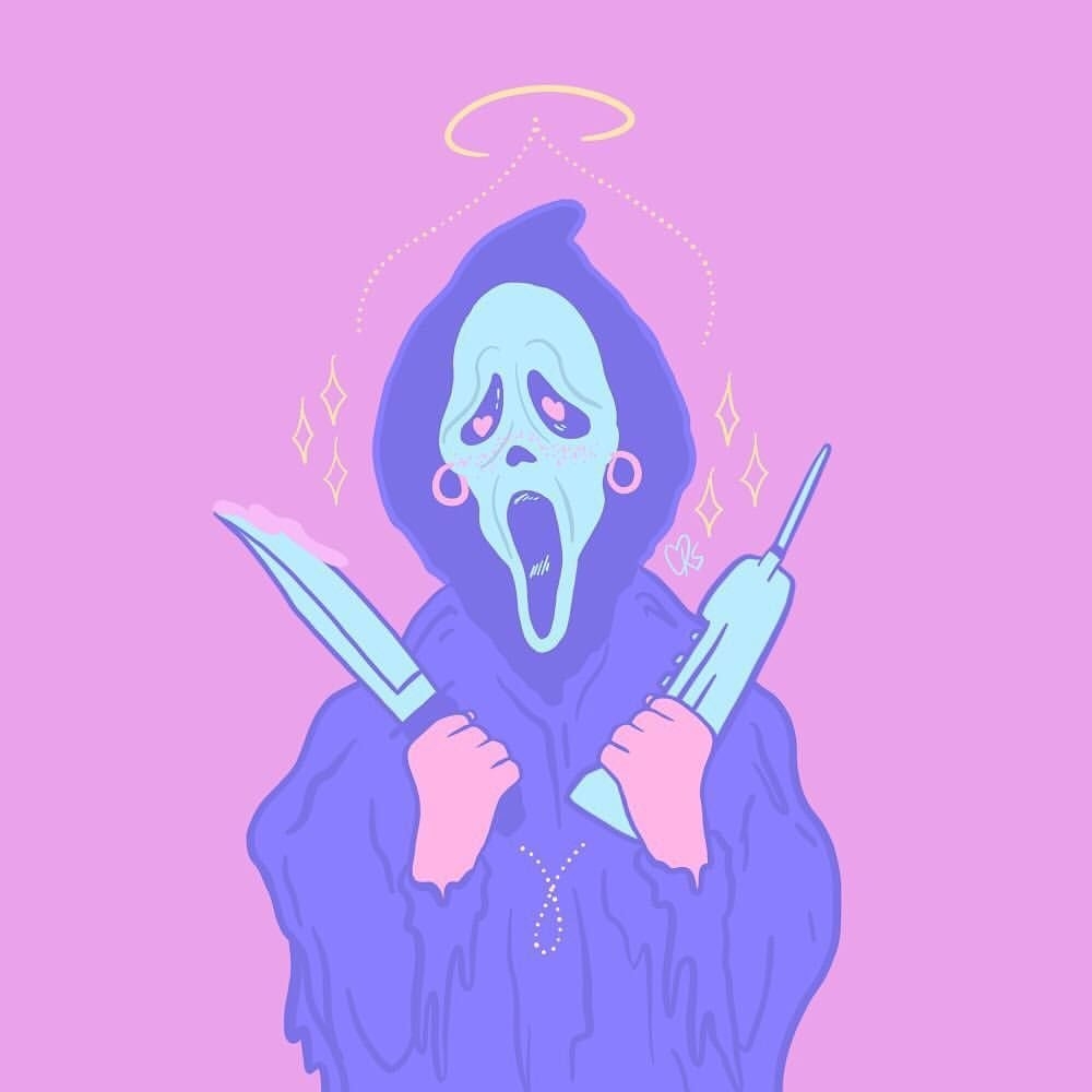 1000x1000 Pin By Sleepy Bluee On Wallpaper Pfp. Horror Prints, Scary Movies, Horror Characters, Phone