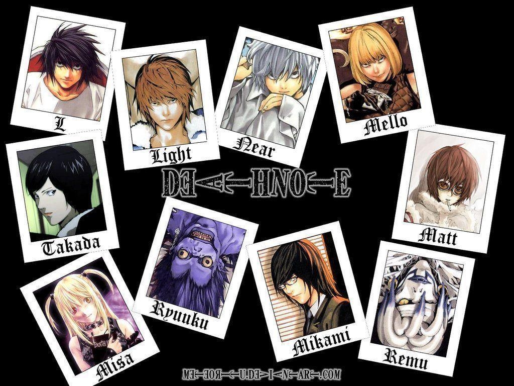 1030x770 Death Note All Characters L, Light, Near, Mello, Matt, Rem, Desktop