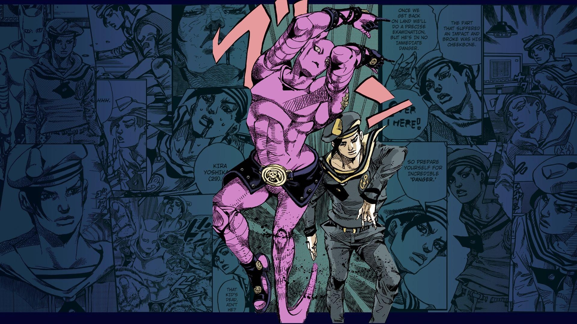 1920x1080 JoJo's Bizarre Adventure: Jojolion Kira Yoshikage Panel Wallpaper, Desktop