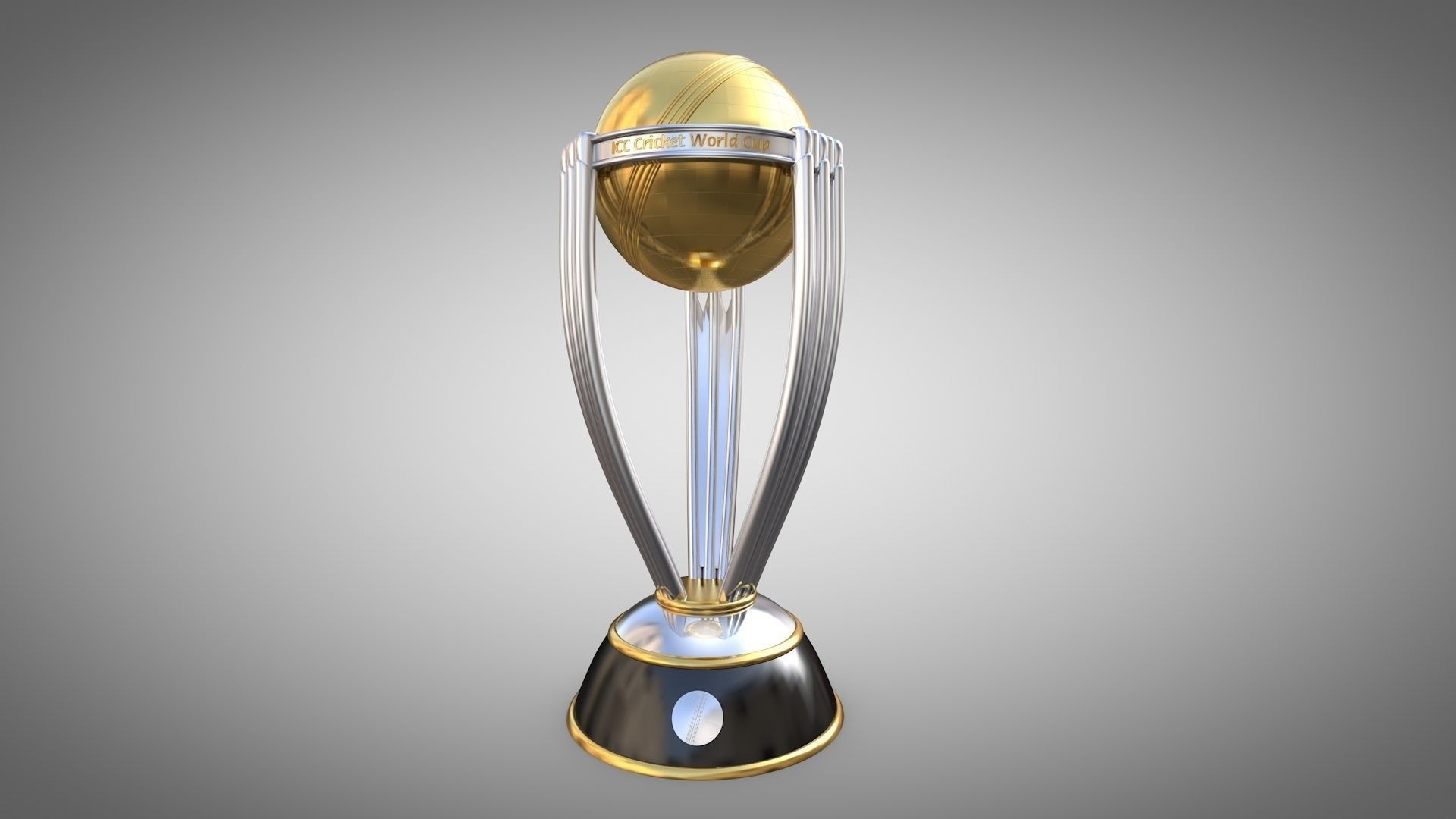 1920x1080 World cup cricket trophy 3D asset, Desktop