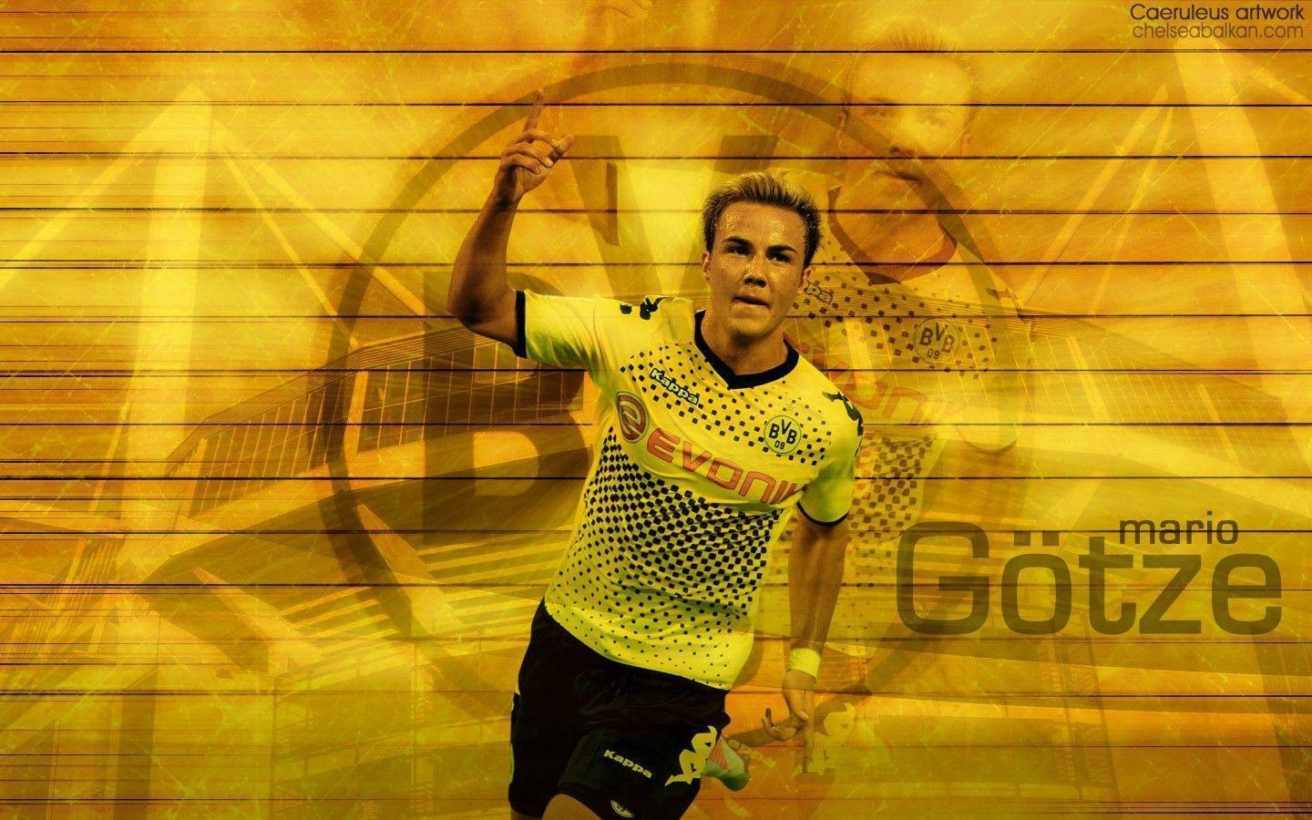 1440x900 Mario Gotze Dortmund Wallpaper 2013 HD, Desktop