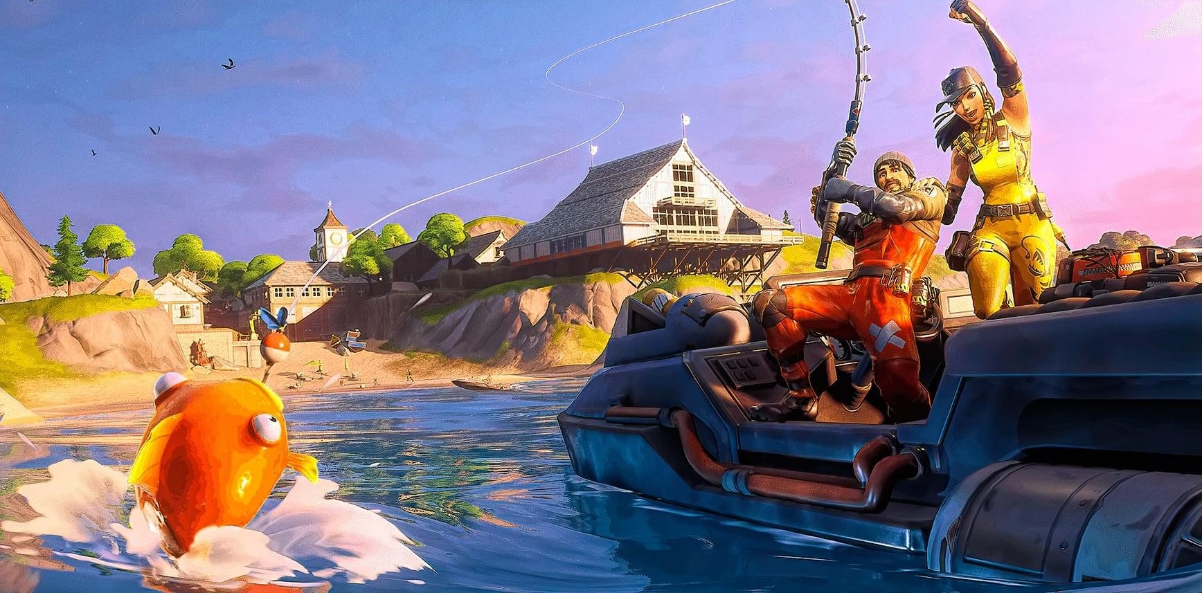 1740x860 Fortnite season 11 wallpaper, Dual Screen