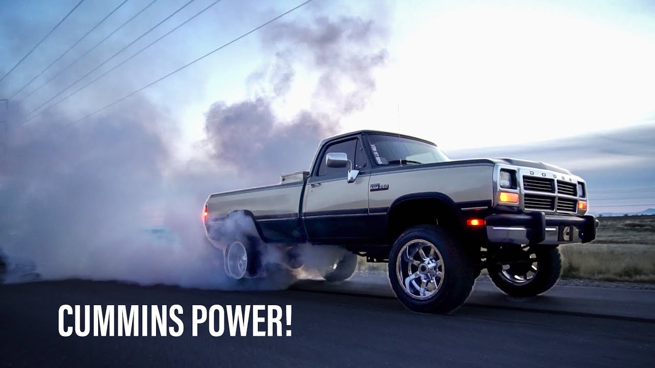 1280x720 Dodge First Gen CUMMINS BURNOUT, Desktop