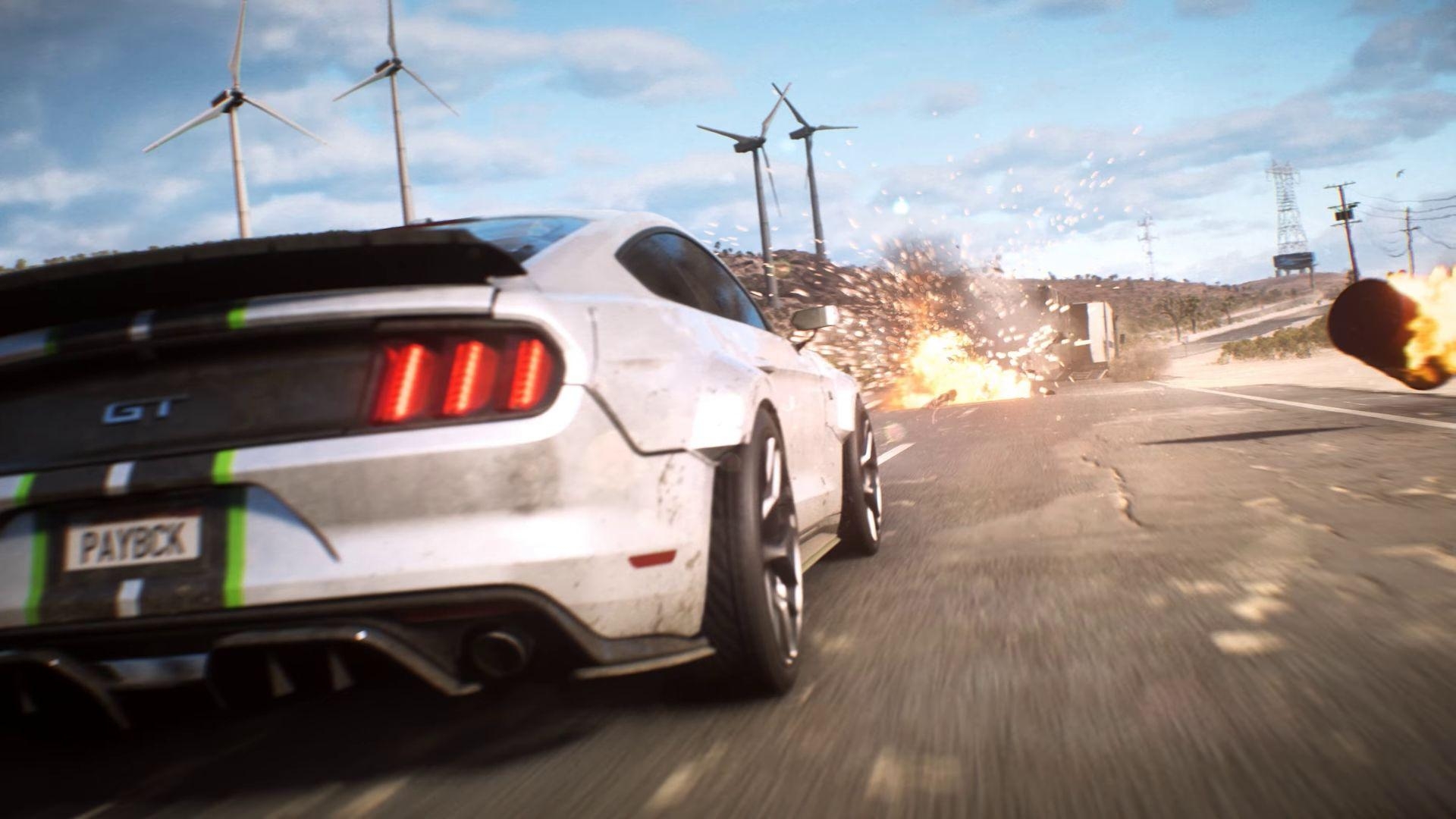 1920x1080 HD Need for Speed Payback Mustang Gt Car Chase, Desktop