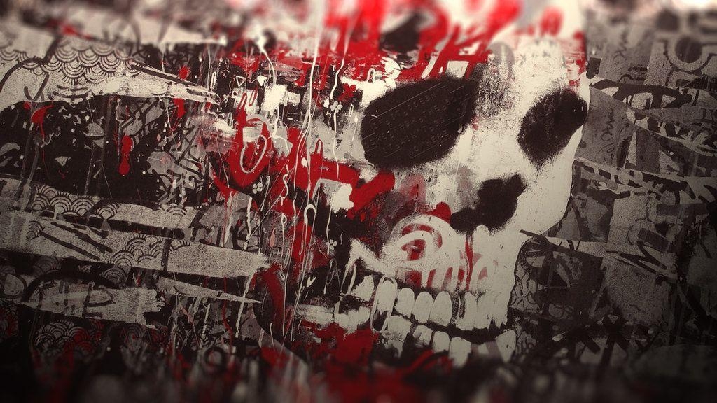 1030x580 Graffiti Skull Wallpaper Browsing. Part of Mural, Desktop